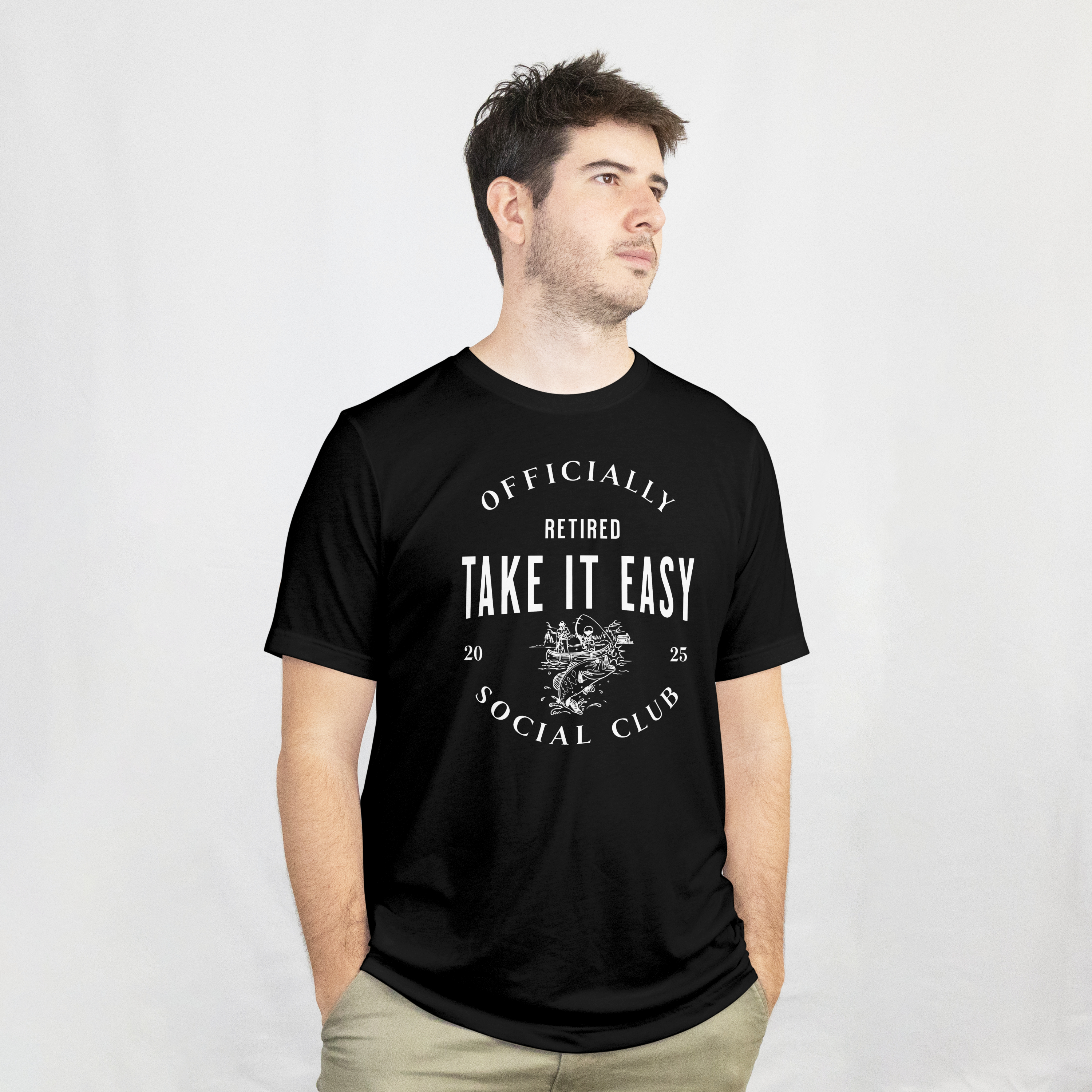 Officially Retired 2025 Take It Easy T-Shirt, shirt for Retired Father or Mother, Gift for Retirement 2025. product thumbnail image Officially Retired 2025 Take It Easy T-Shirt, shirt for Retired Father or Mother, Gift for Retirement 2025. product thumbnail image