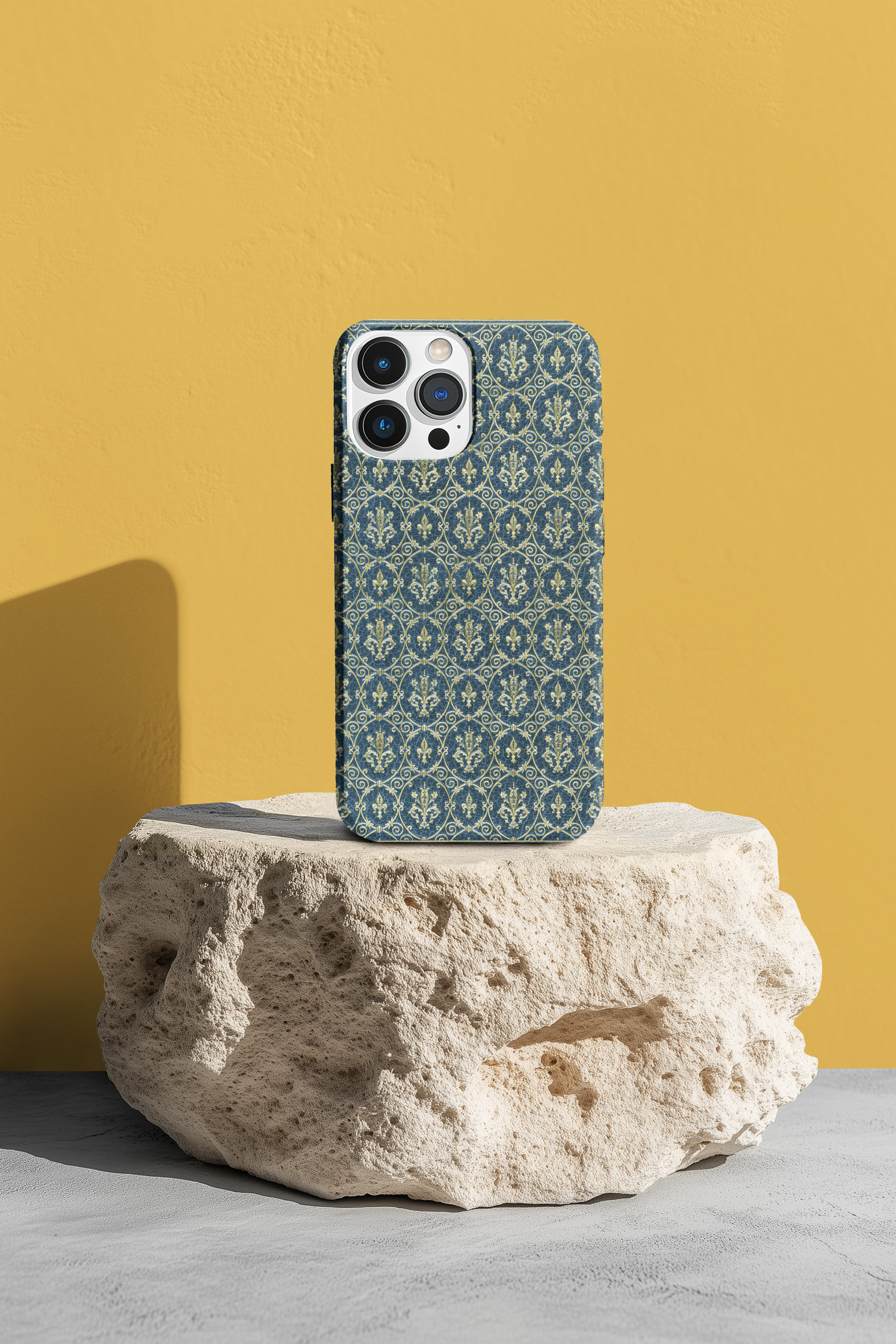 Elegant Floral Fleur-de-Lis Legacy Edition Tough Phone Case product thumbnail image