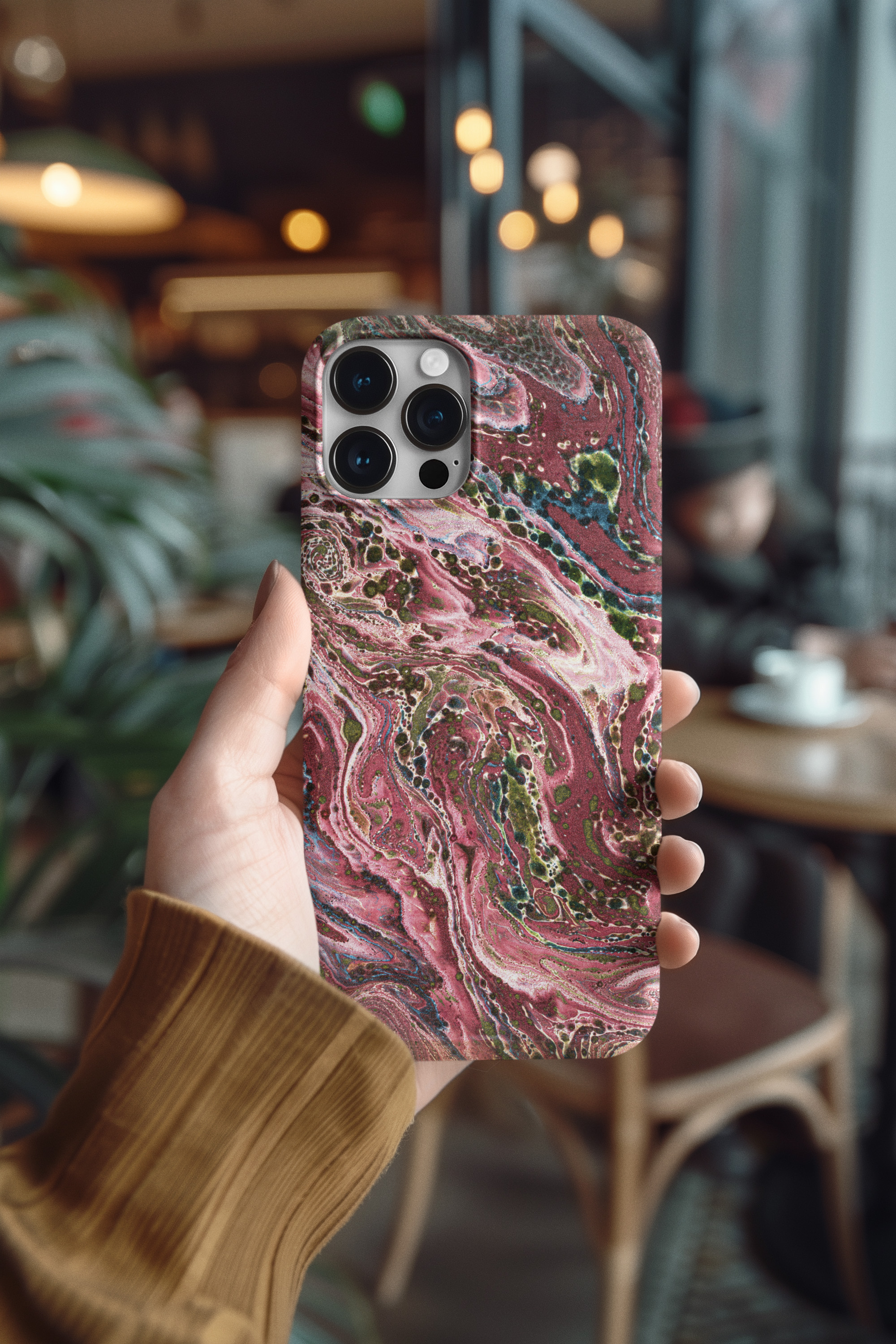 Artistic Velvet Vortex Tough Phone Case – Cosmic Marbled Edition product thumbnail image