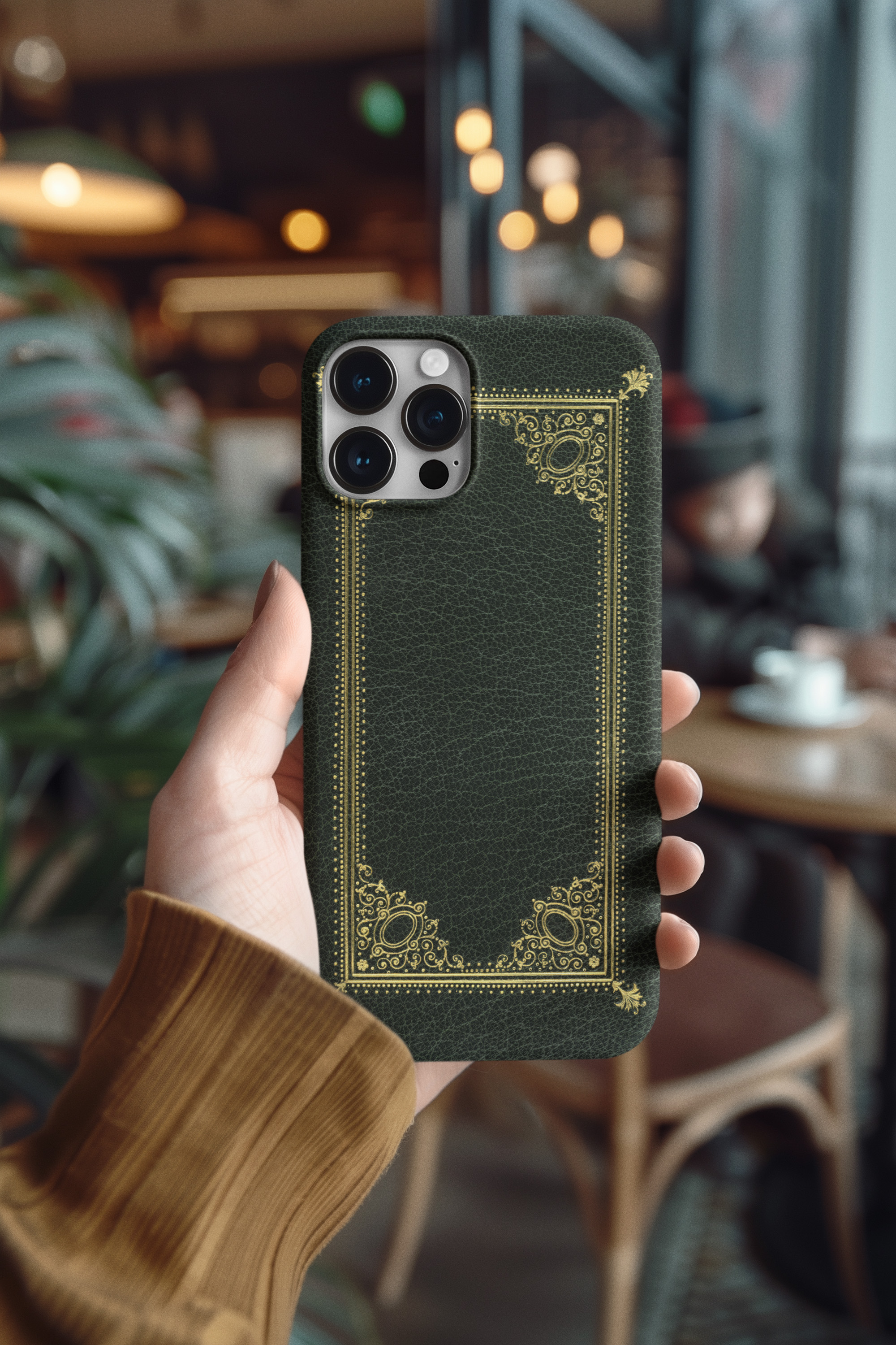 The Verdant Tome Tough Phone Case – Scholar’s Gilt Edition product thumbnail image The Verdant Tome Tough Phone Case – Scholar’s Gilt Edition product thumbnail image