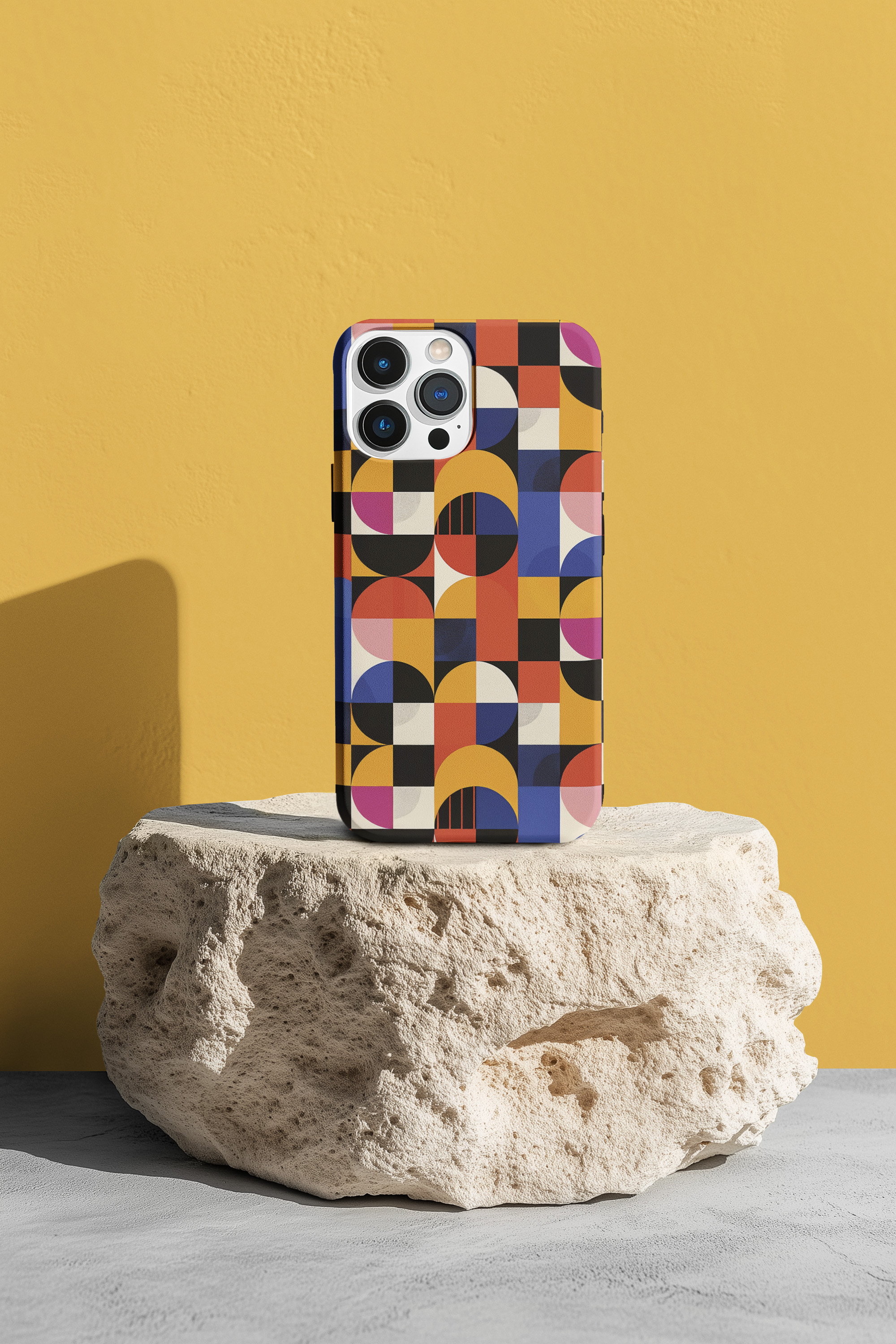 Colorful Abstract Geometric Art GeoPop Groove Tough Phone Case product thumbnail image Colorful Abstract Geometric Art GeoPop Groove Tough Phone Case product thumbnail image