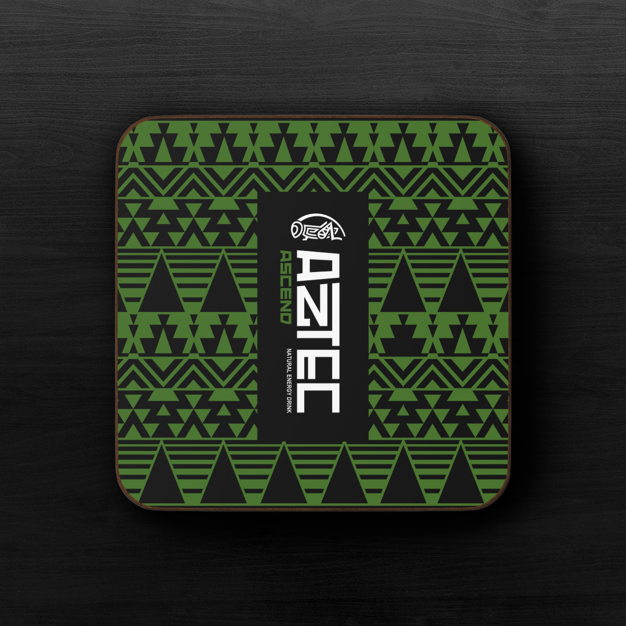 AZTEC 'Ascend' Hardboard Back Coaster