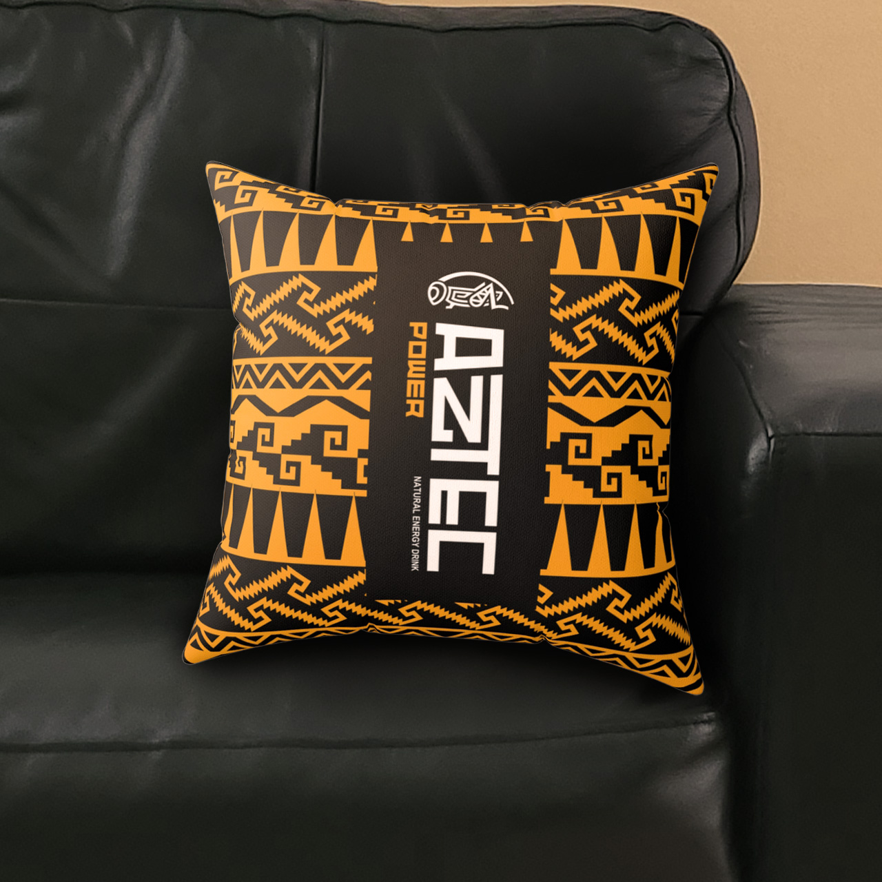 AZTEC 'Power' Spun Polyester Square Pillow (Indoor Use) AZTEC 'Power' Spun Polyester Square Pillow (Indoor Use)