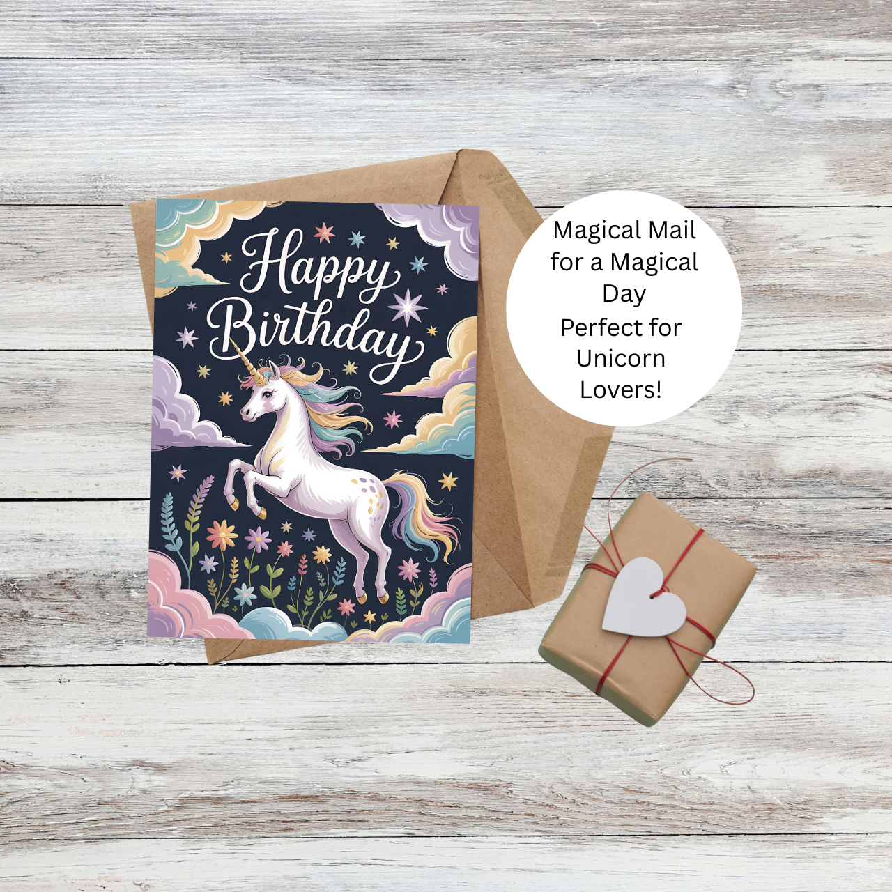 Magical Unicorn Birthday Card for Girls Pastel Rainbow Fantasy Greeting Card Cute Whimsical Birthday Card for Kids, Teens & Unicorn Lovers product thumbnail image Magical Unicorn Birthday Card for Girls Pastel Rainbow Fantasy Greeting Card Cute Whimsical Birthday Card for Kids, Teens & Unicorn Lovers product thumbnail image
