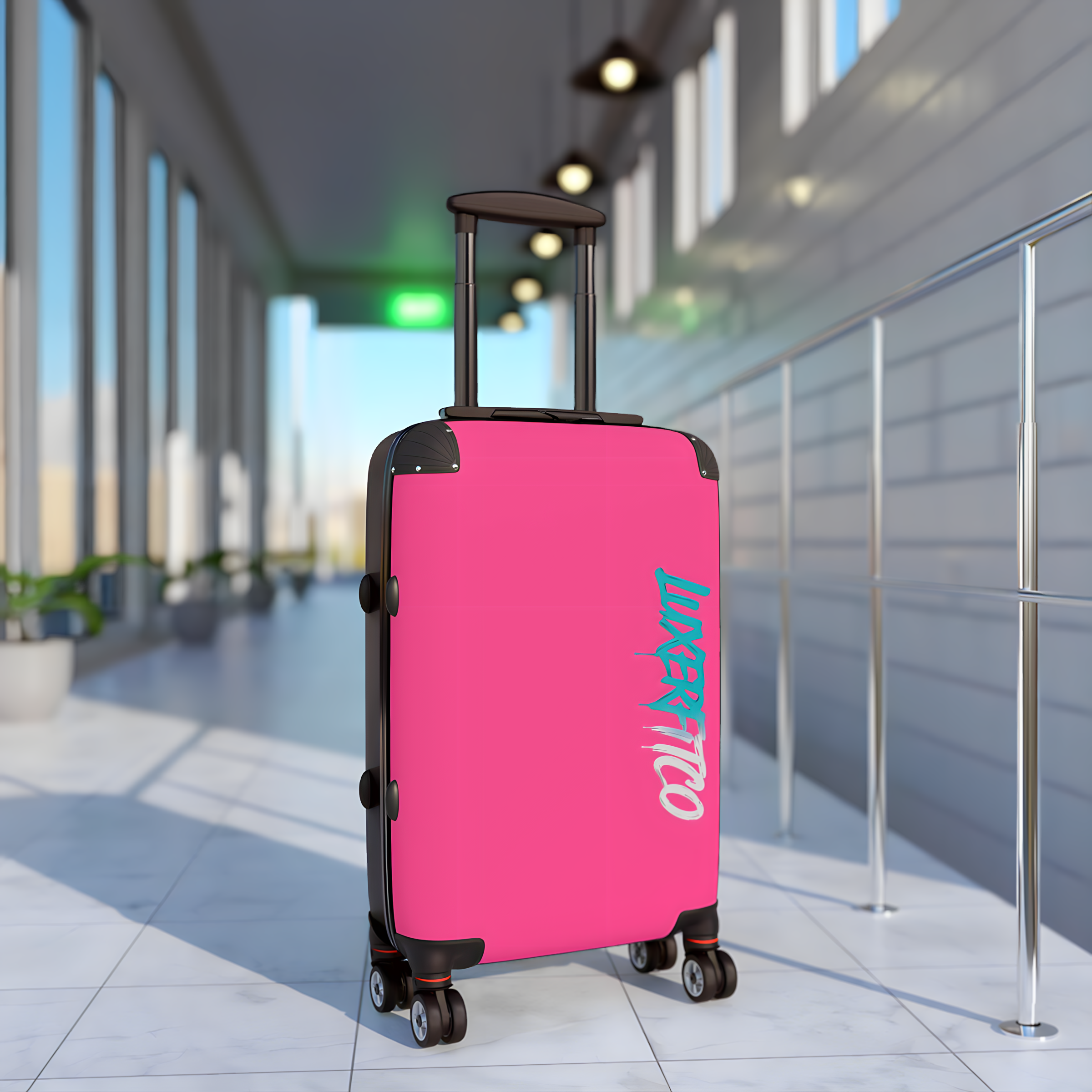 Pink Luxerfitco Suitcase product thumbnail image Pink Luxerfitco Suitcase product thumbnail image