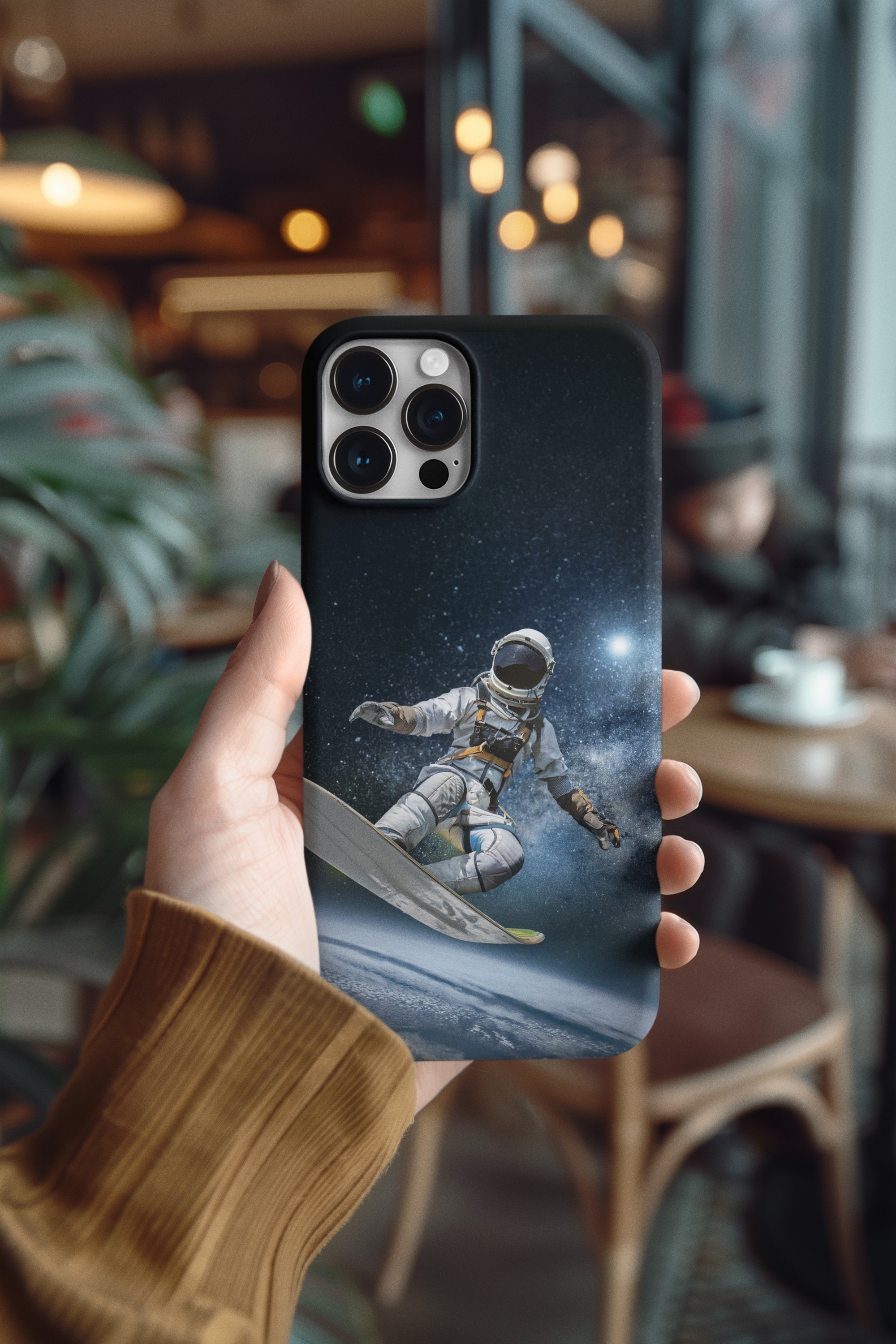 Space-Themed Cosmos Carve Spaceboarding Tough Phone Case —Cosmic Rebellion Edition product thumbnail image