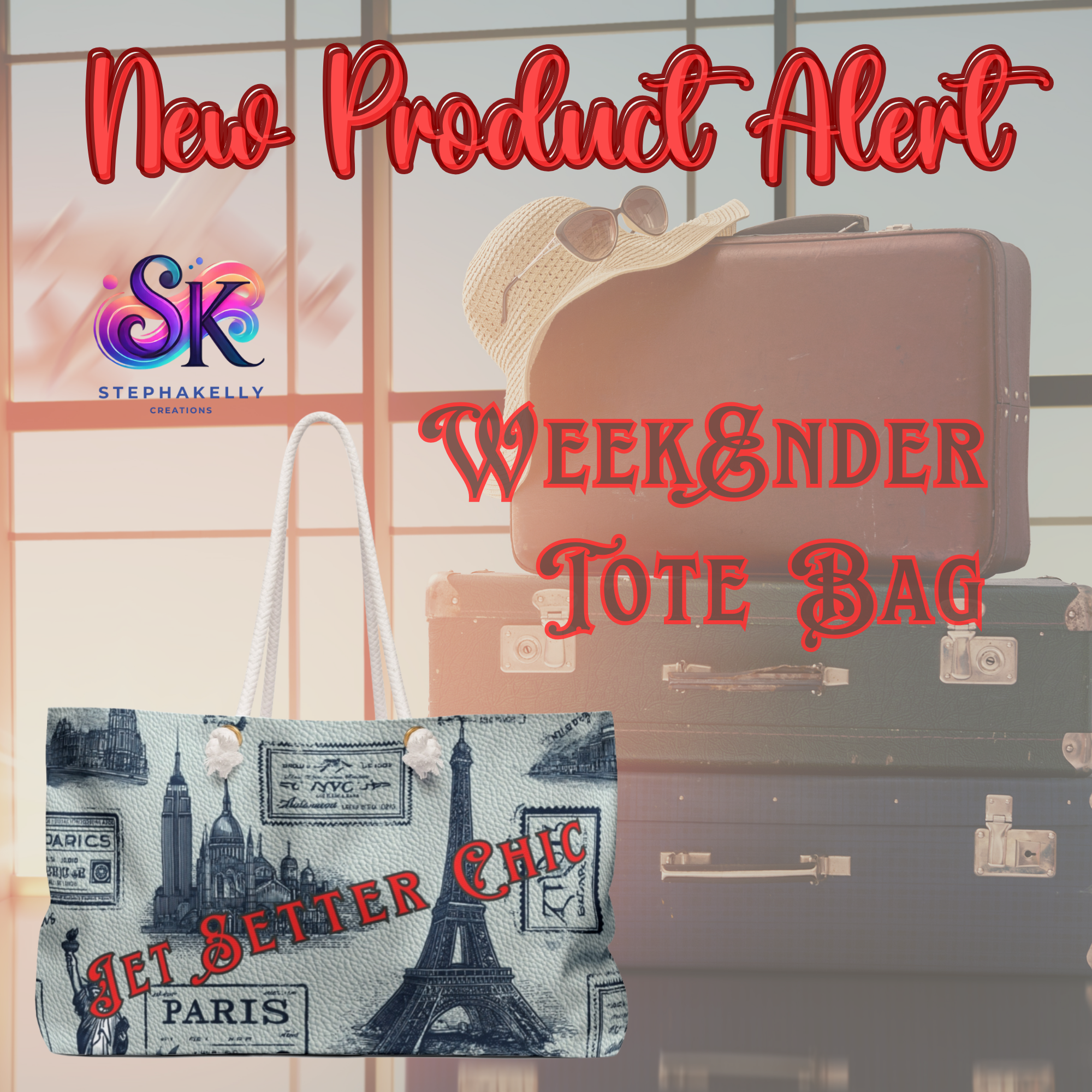 Week Ender Bag - Jet Setter Chic