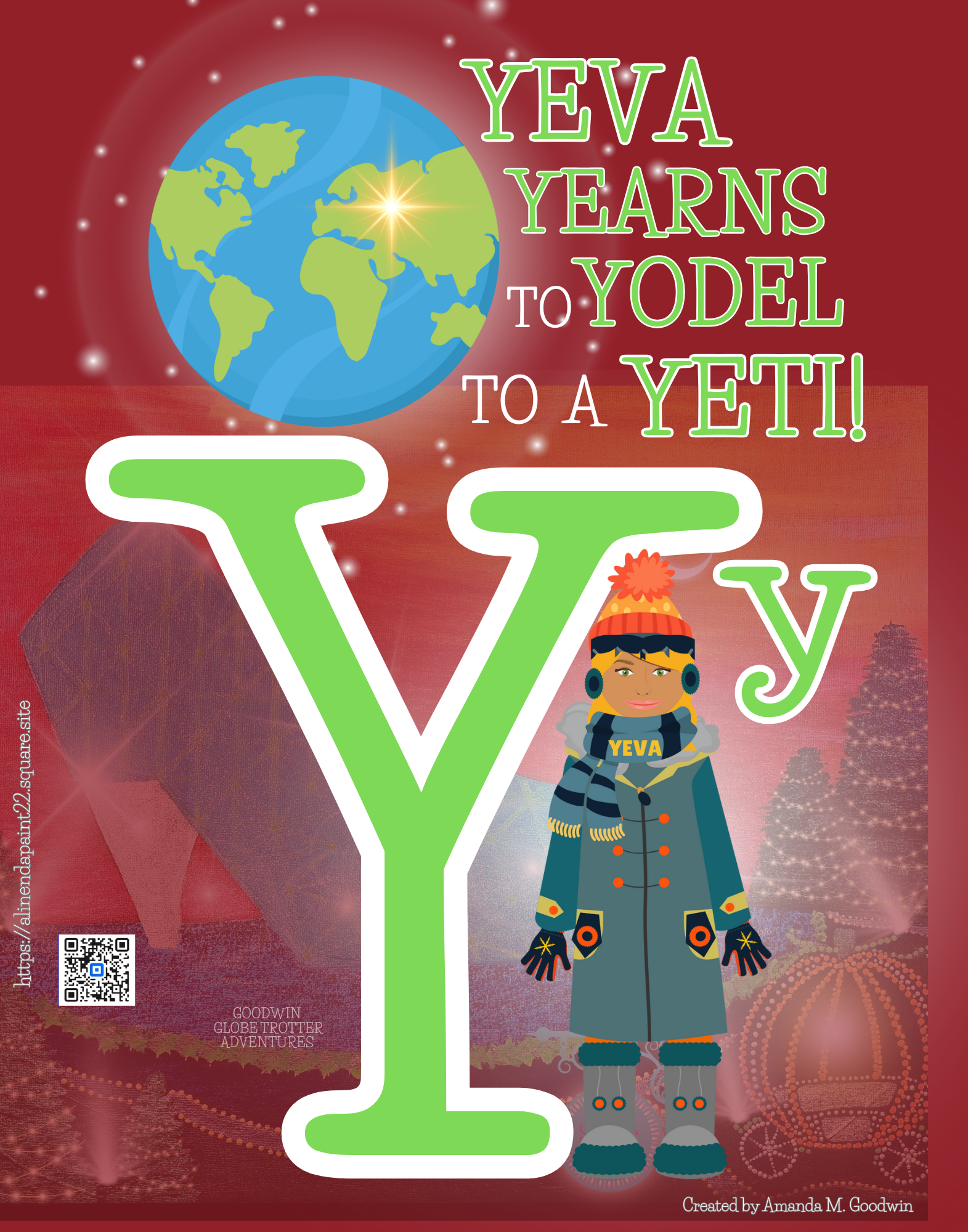 Yeva Yearns to Yodel to a Yeti - A Goodwin Globetrotter Adventure Jigsaw Puzzle product thumbnail image Yeva Yearns to Yodel to a Yeti - A Goodwin Globetrotter Adventure Jigsaw Puzzle product thumbnail image