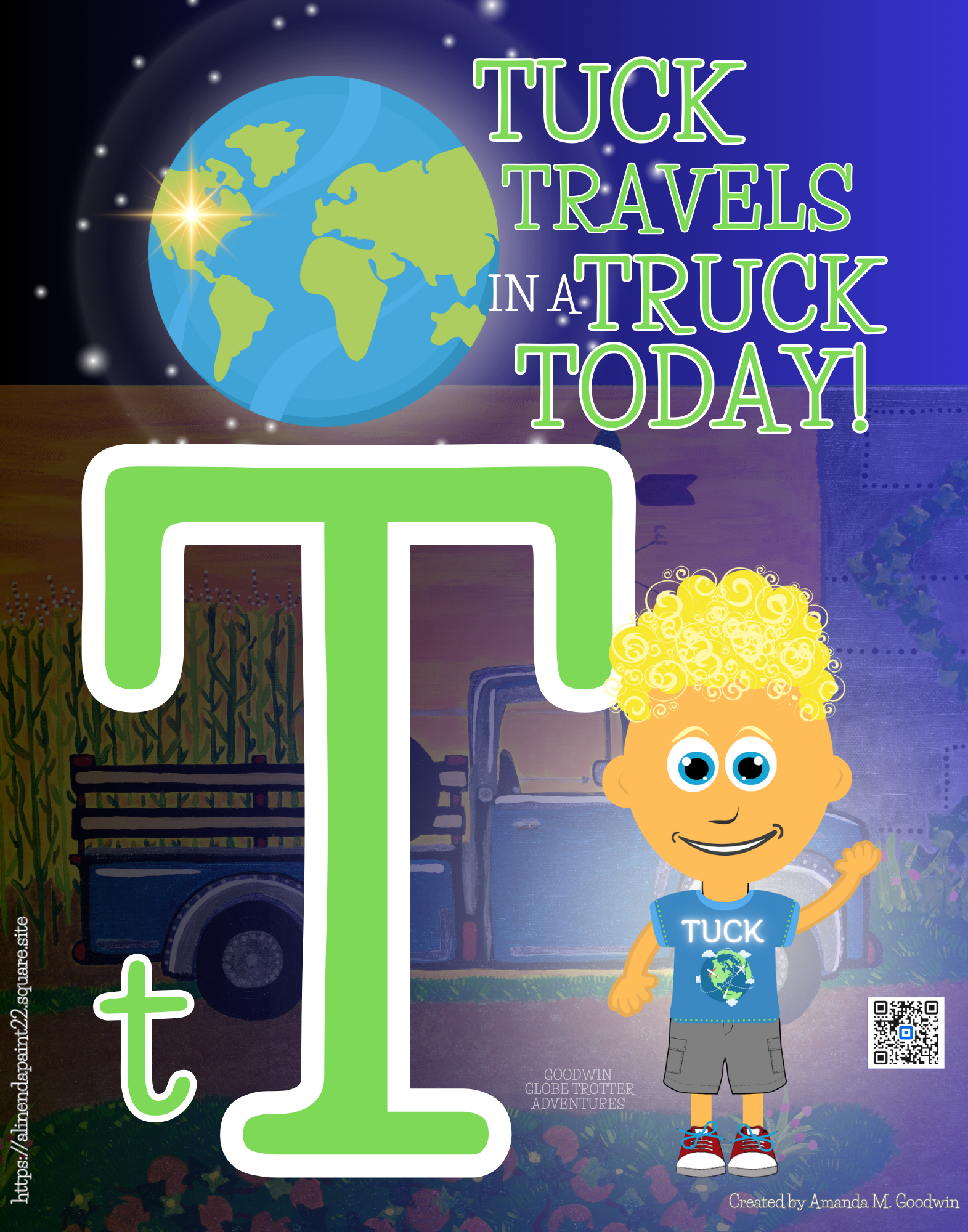 Tuck Travels in a Truck Today - A Goodwin Globetrotter Adventure Jigsaw Puzzle product thumbnail image Tuck Travels in a Truck Today - A Goodwin Globetrotter Adventure Jigsaw Puzzle product thumbnail image
