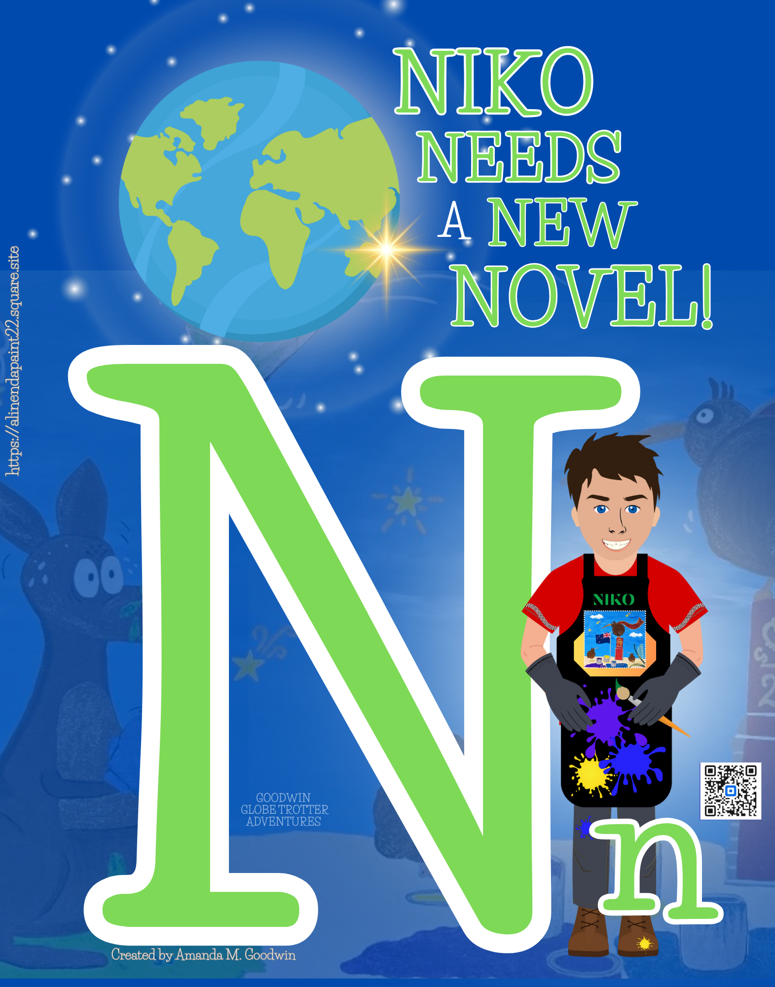 Niko Needs a New Novel - A Goodwin Globetrotter Adventure Jigsaw Puzzle product thumbnail image Niko Needs a New Novel - A Goodwin Globetrotter Adventure Jigsaw Puzzle product thumbnail image