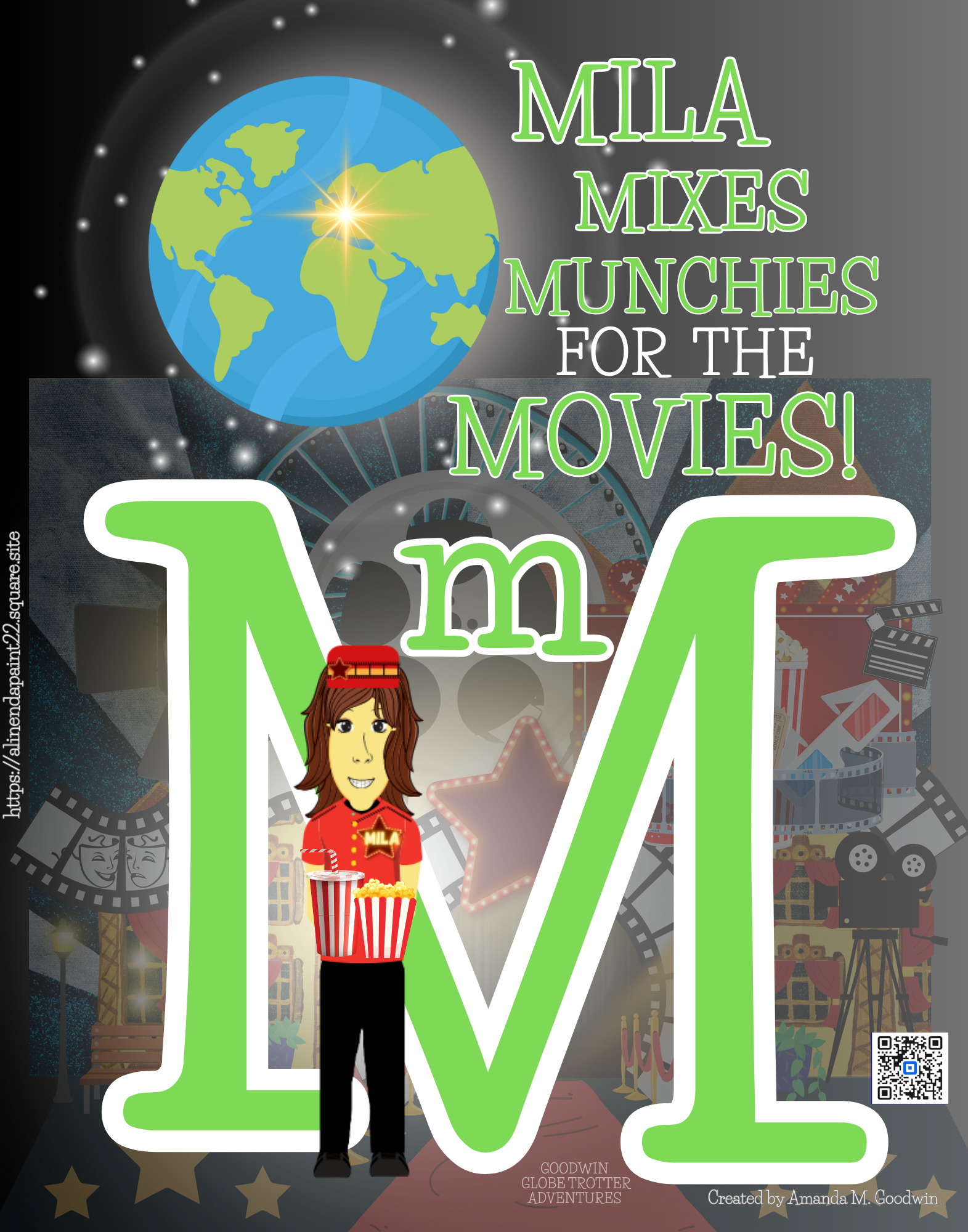 Mila Mixes Munchies for the Movies - A Goodwin Globetrotter Adventure Jigsaw Puzzle product thumbnail image Mila Mixes Munchies for the Movies - A Goodwin Globetrotter Adventure Jigsaw Puzzle product thumbnail image