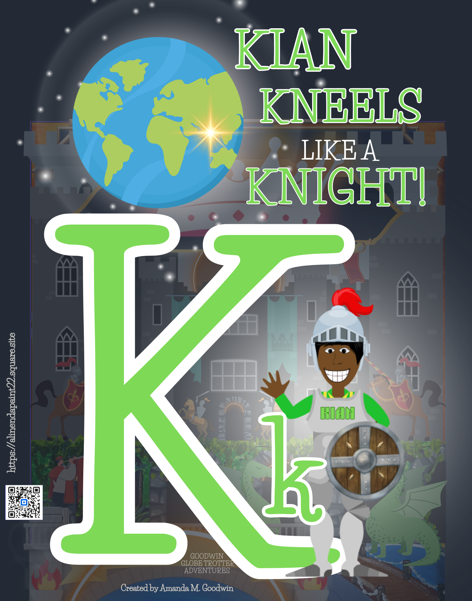 Kian Kneels like a Knight - A Goodwin Globetrotter Adventure Jigsaw Puzzle product thumbnail image Kian Kneels like a Knight - A Goodwin Globetrotter Adventure Jigsaw Puzzle product thumbnail image