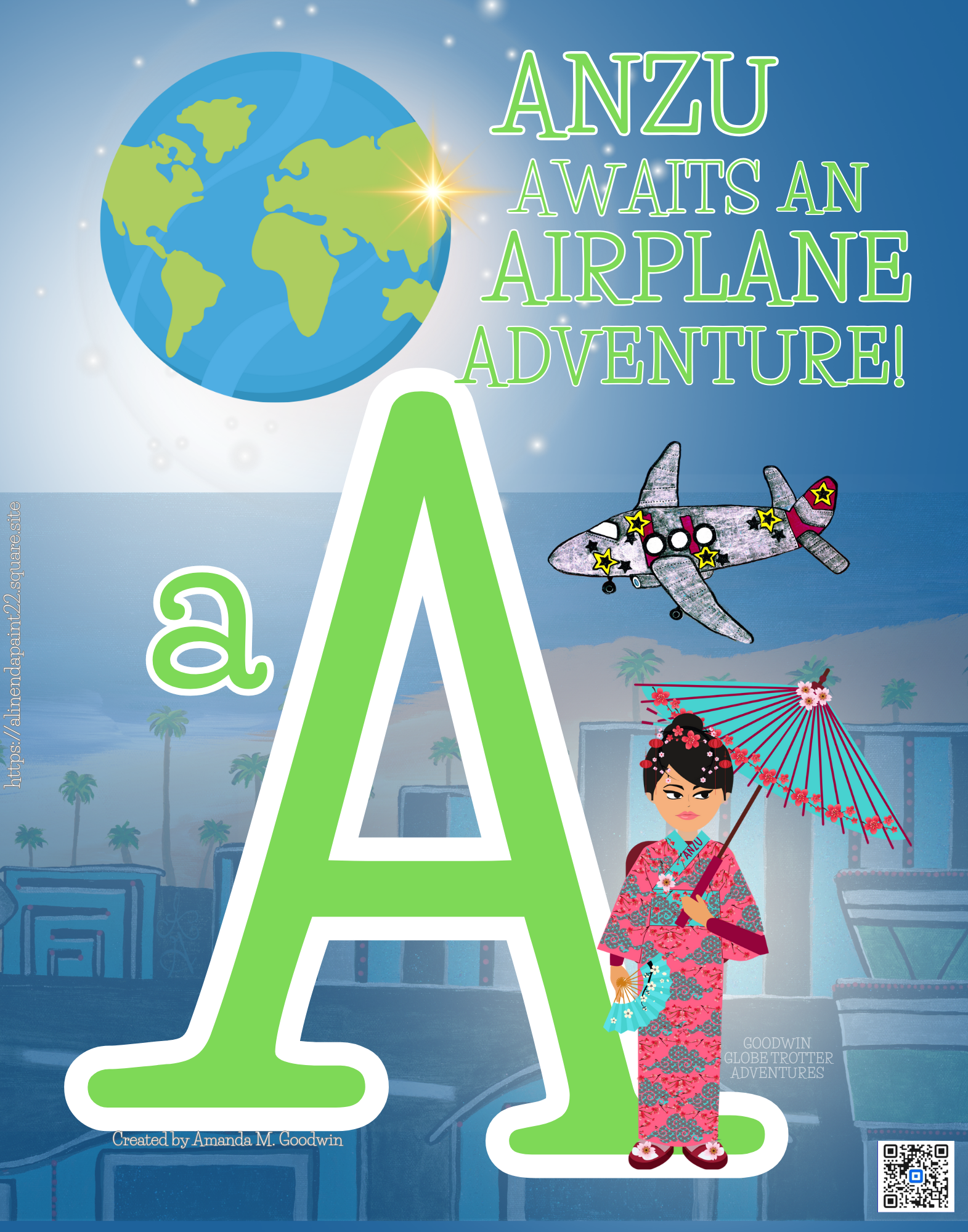 Anzu Awaits An Airplane Adventure - A Goodwin Globetrotter Adventure Jigsaw Puzzle product thumbnail image Anzu Awaits An Airplane Adventure - A Goodwin Globetrotter Adventure Jigsaw Puzzle product thumbnail image