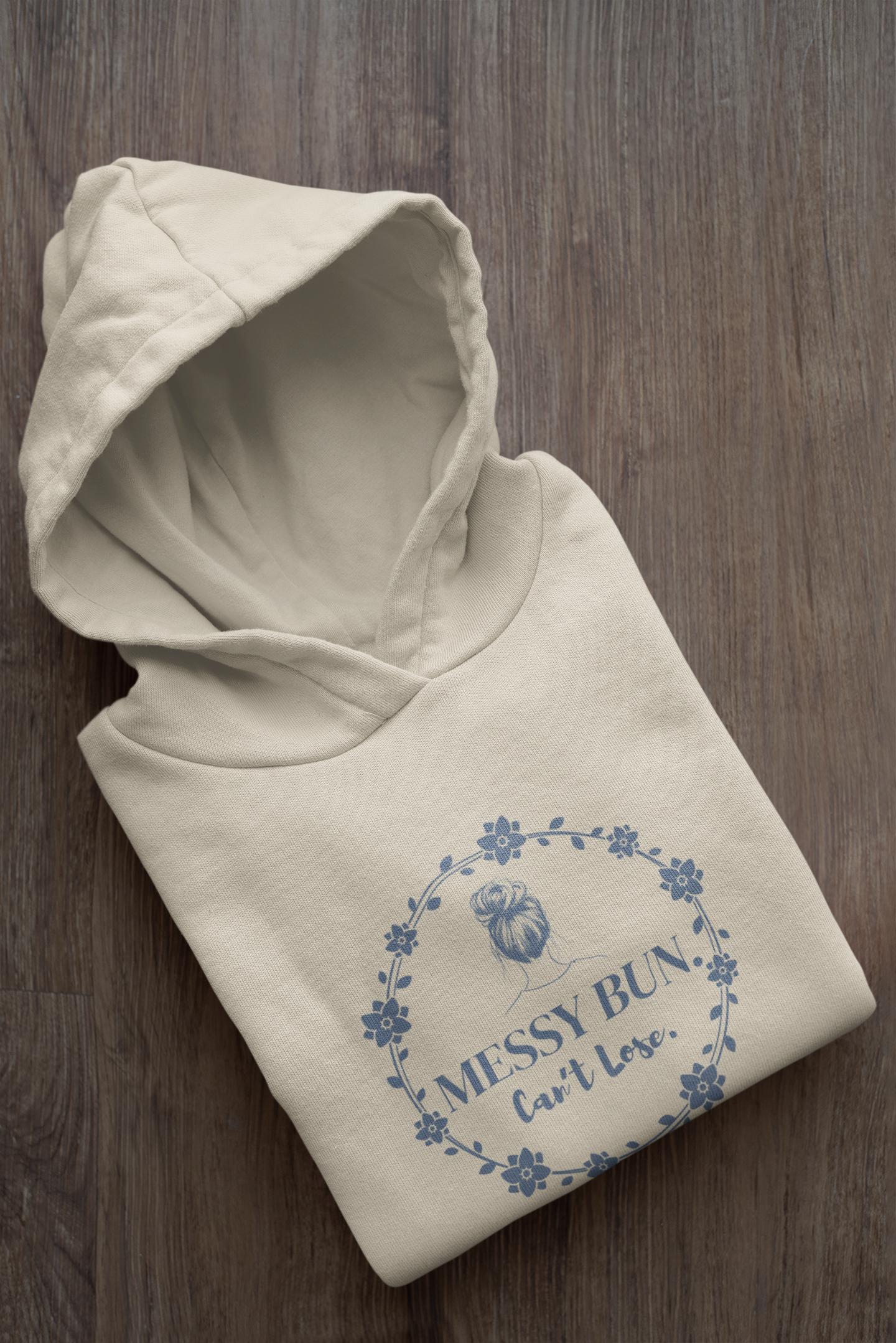 Messy Bun Can’t Lose Hoodie – Cozy Unisex Heavy Blend Sweatshirt – Funny Comfy Mom Life Pullover – Effortlessly Chic Loungewear Gift for Her product thumbnail image