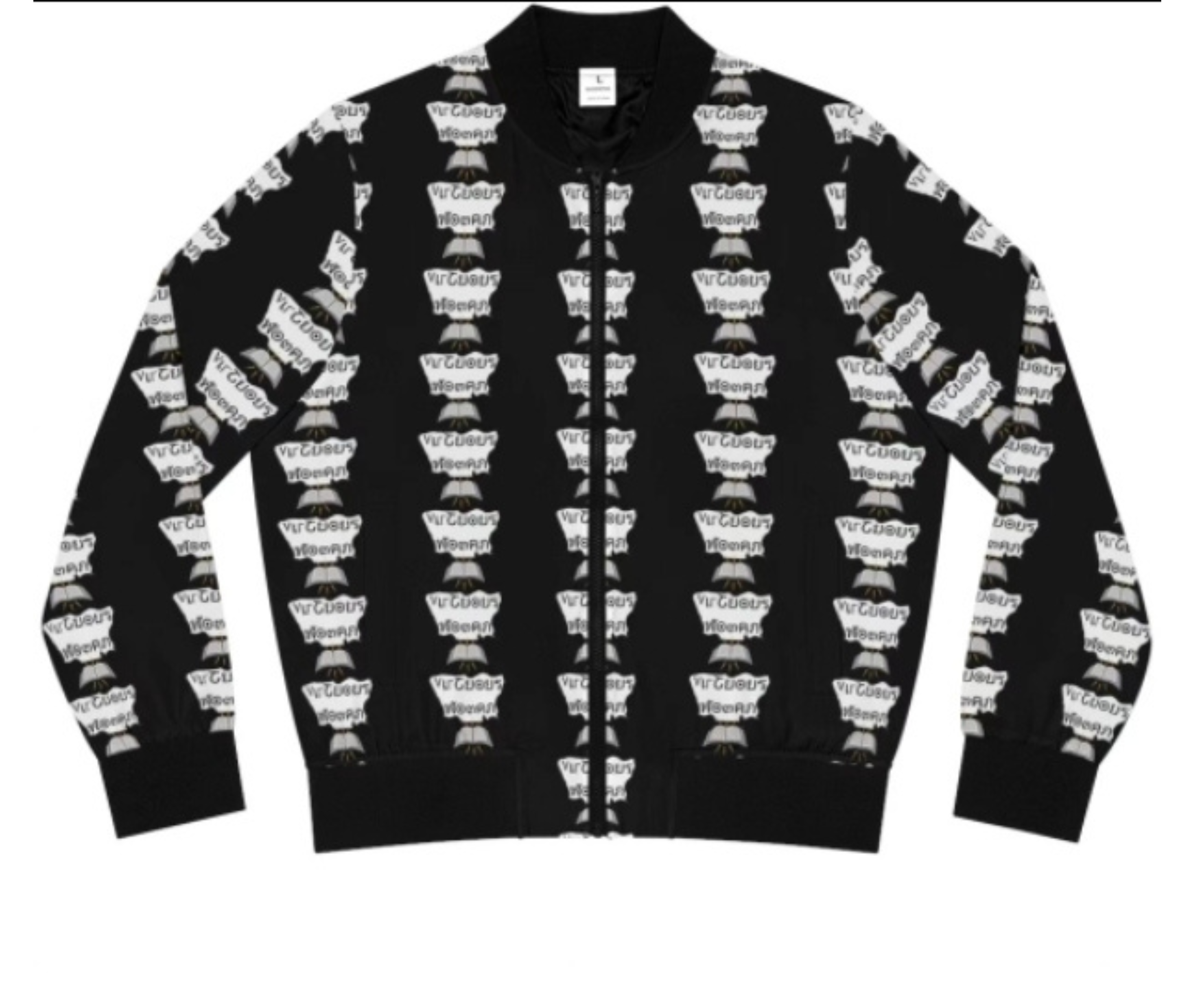 Virtuous Woman, Women's Bomber Jacket (AOP) For Believers Of The Way product thumbnail image Virtuous Woman, Women's Bomber Jacket (AOP) For Believers Of The Way product thumbnail image