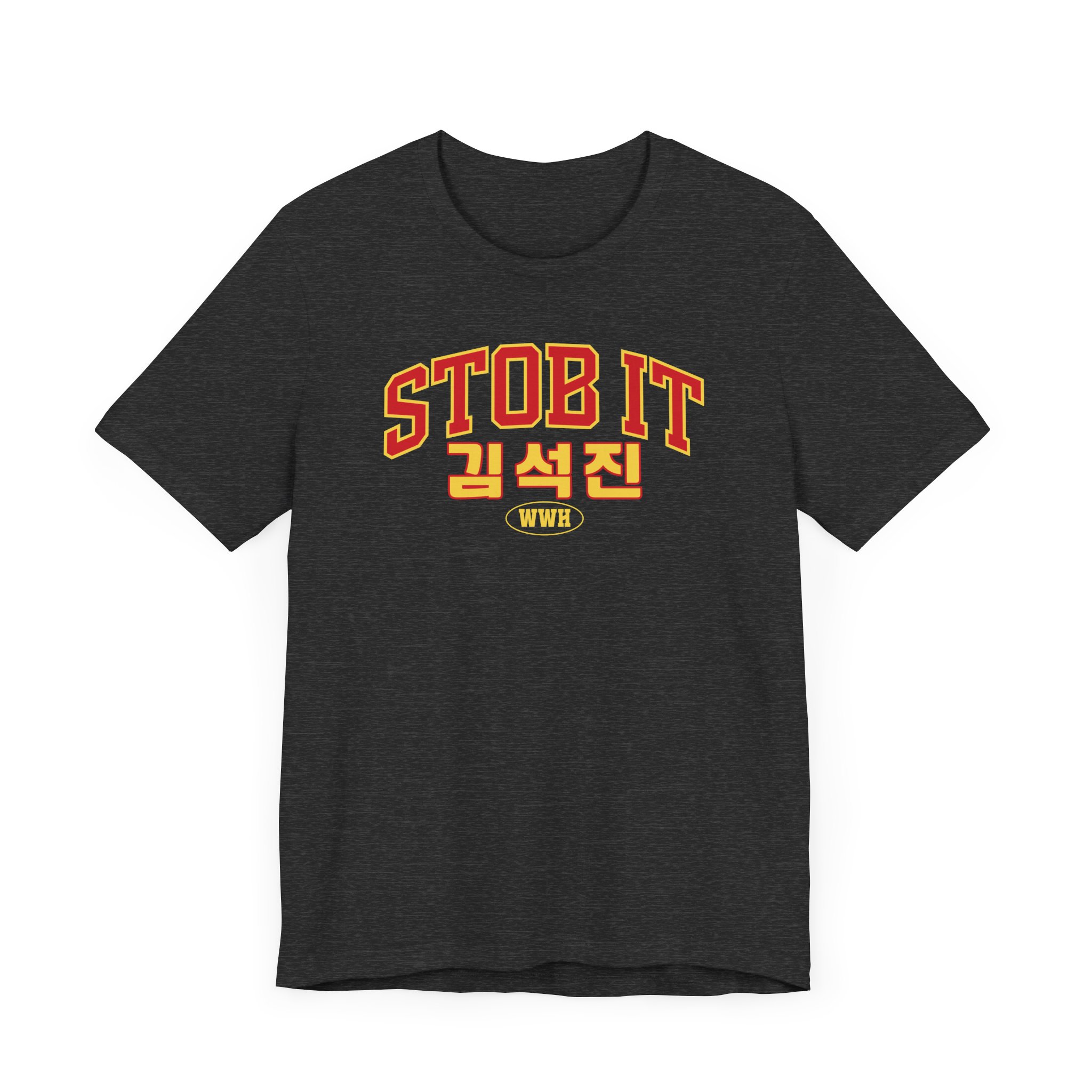 Jin Stob It Unisex Tee, Designed for Army by Army product thumbnail image Jin Stob It Unisex Tee, Designed for Army by Army product thumbnail image