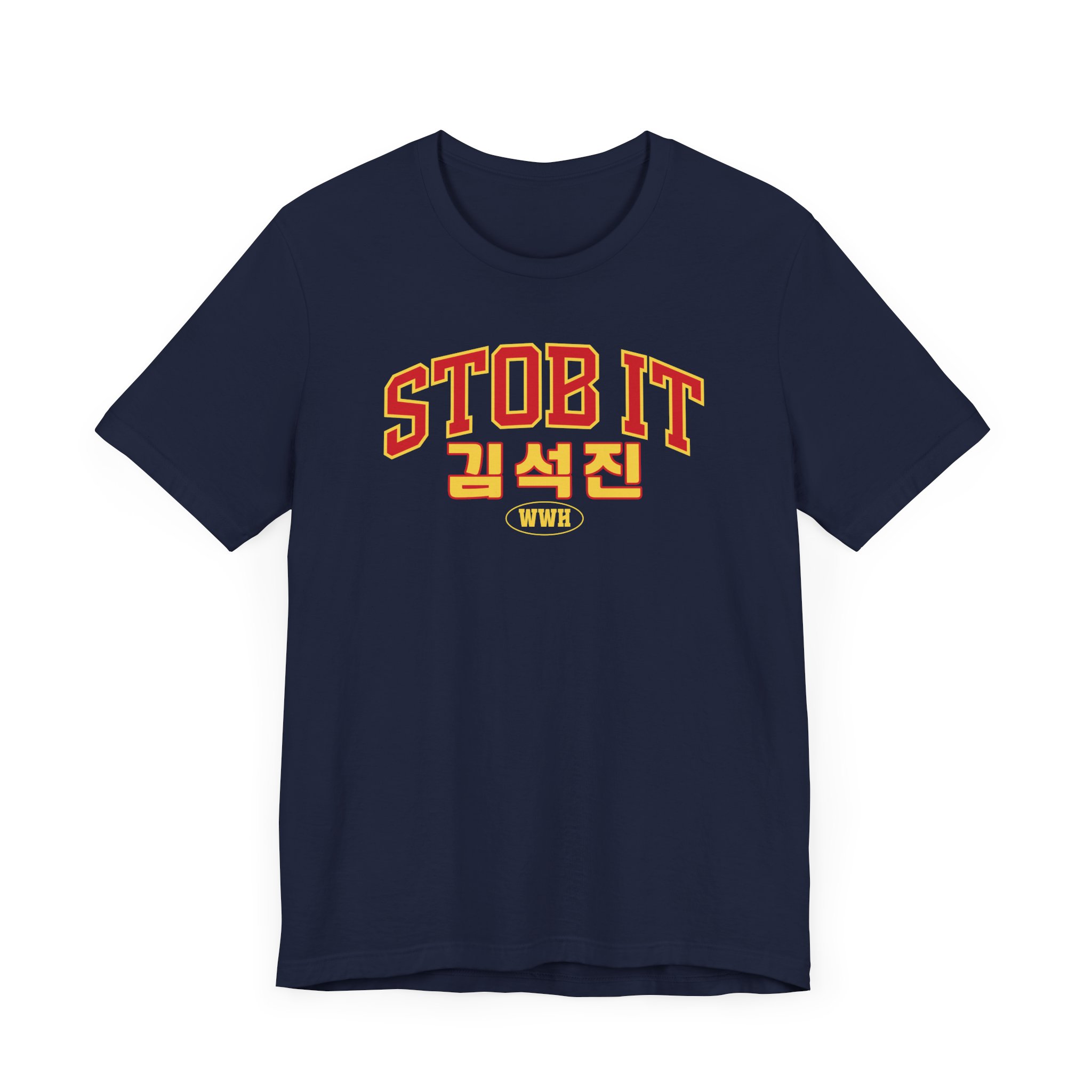 Jin Stob It Unisex Tee, Designed for Army by Army product thumbnail image Jin Stob It Unisex Tee, Designed for Army by Army product thumbnail image
