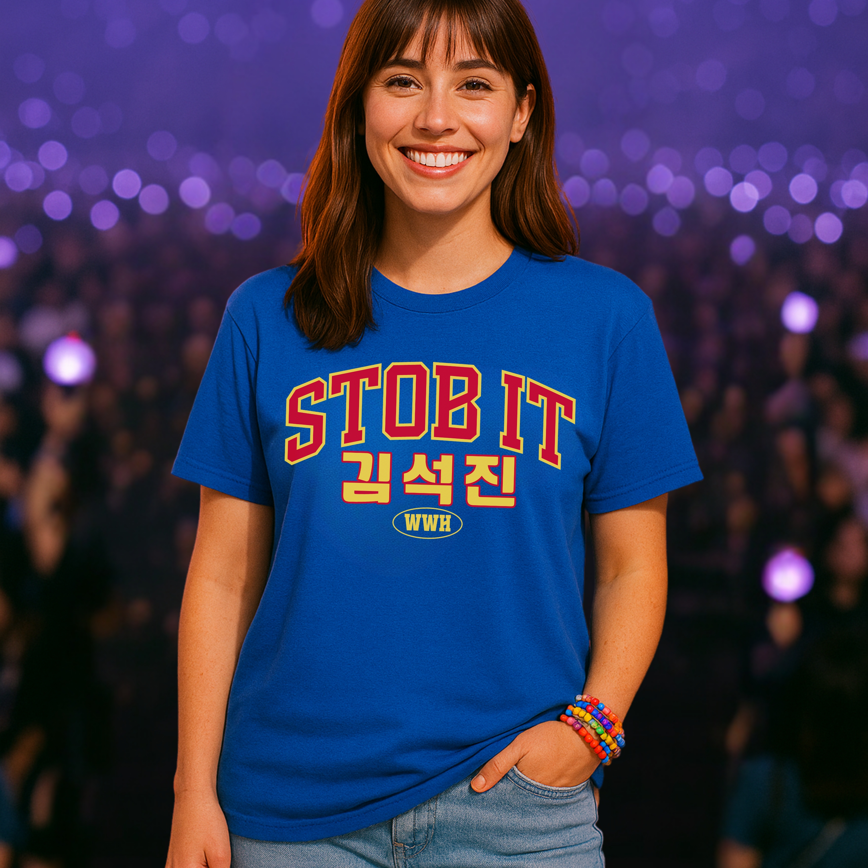 Jin Stob It Unisex Tee, Designed for Army by Army product thumbnail image Jin Stob It Unisex Tee, Designed for Army by Army product thumbnail image