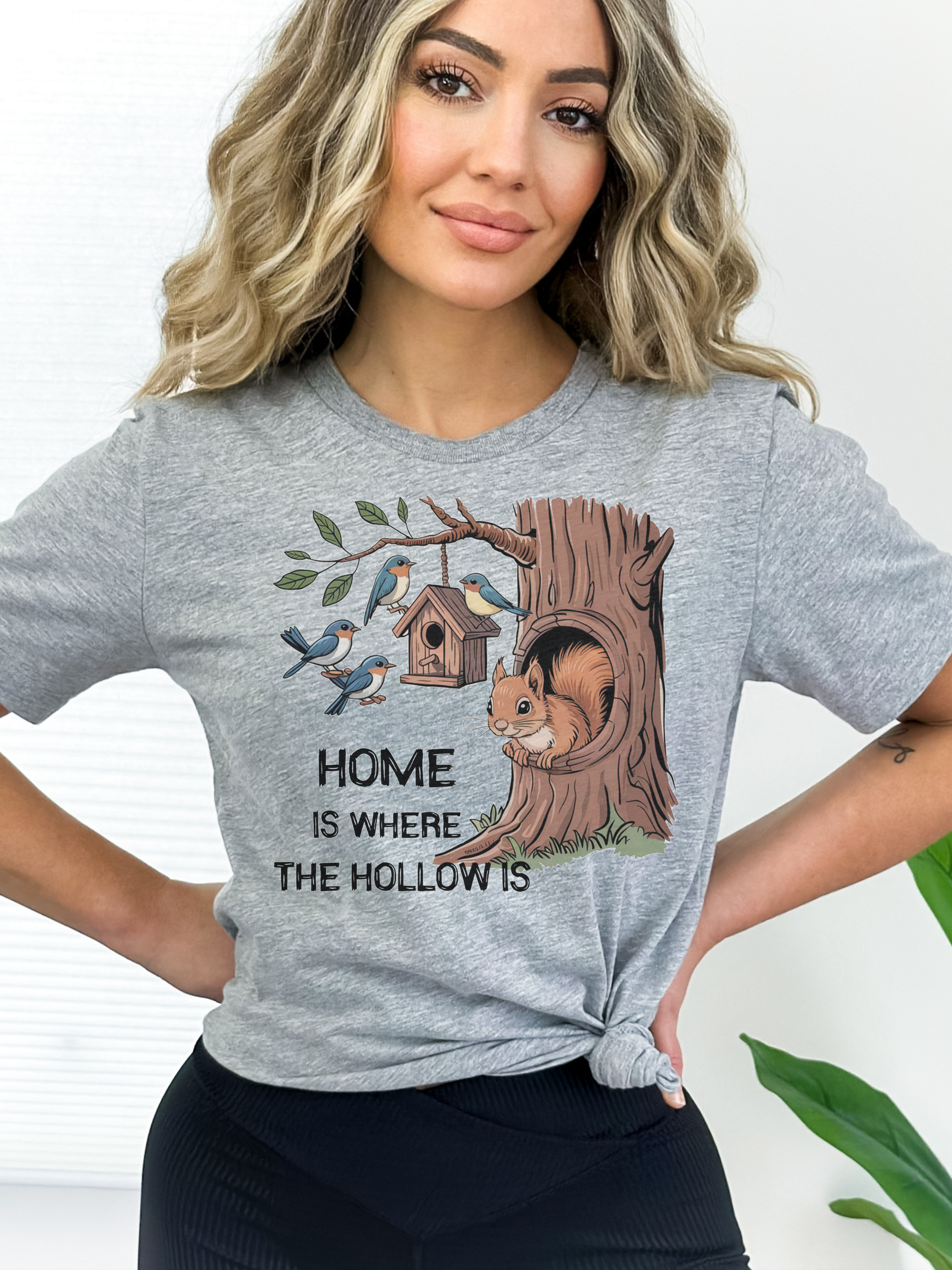 Home Is Where the Wildlife Is Shirt, Cute Squirrel Bird Nature Tee, Forest Animal T-Shirt, Woodland Gift, Fluffy Nuts Sanctuary Home Is Where the Wildlife Is Shirt, Cute Squirrel Bird Nature Tee, Forest Animal T-Shirt, Woodland Gift, Fluffy Nuts Sanctuary
