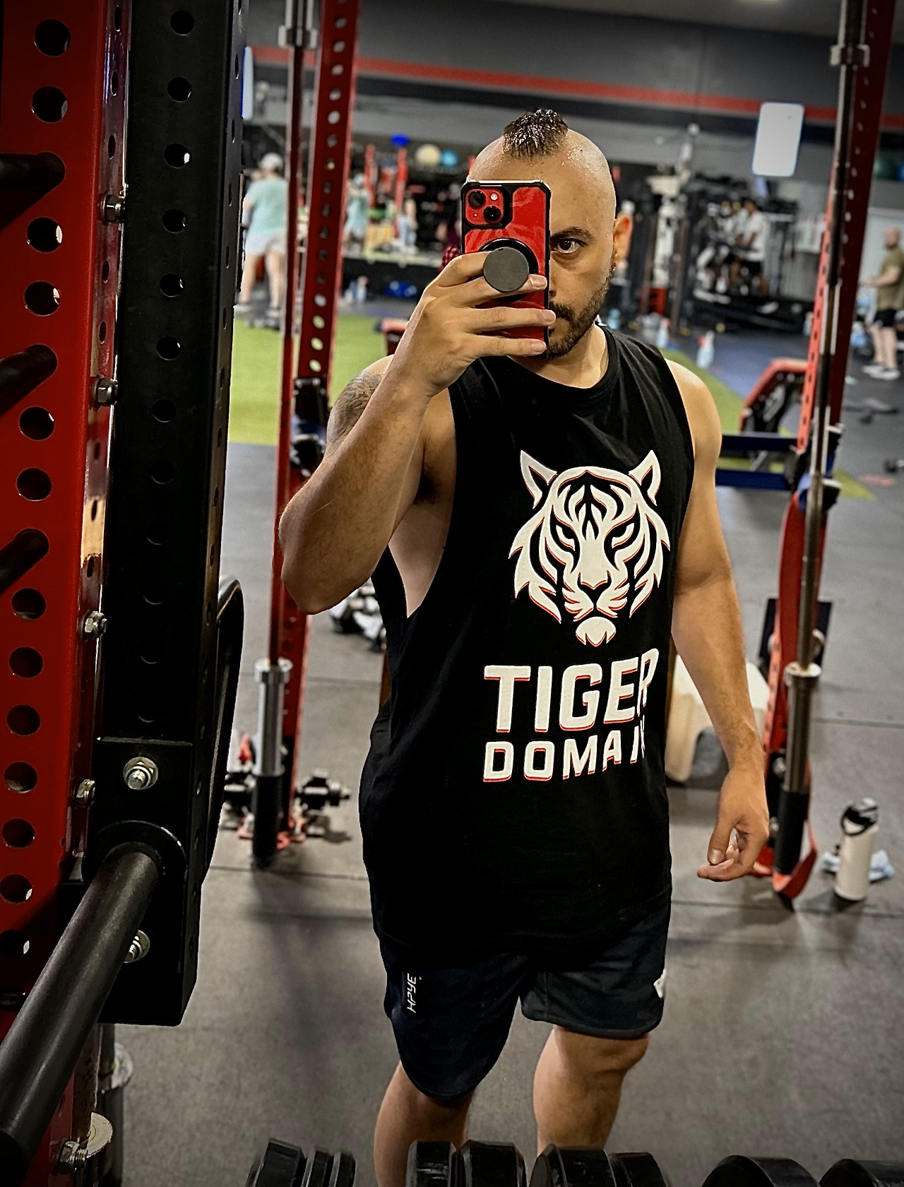 Tiger Domain: Momentum Series- Raw Cut Tank - Unisex product thumbnail image Tiger Domain: Momentum Series- Raw Cut Tank - Unisex product thumbnail image