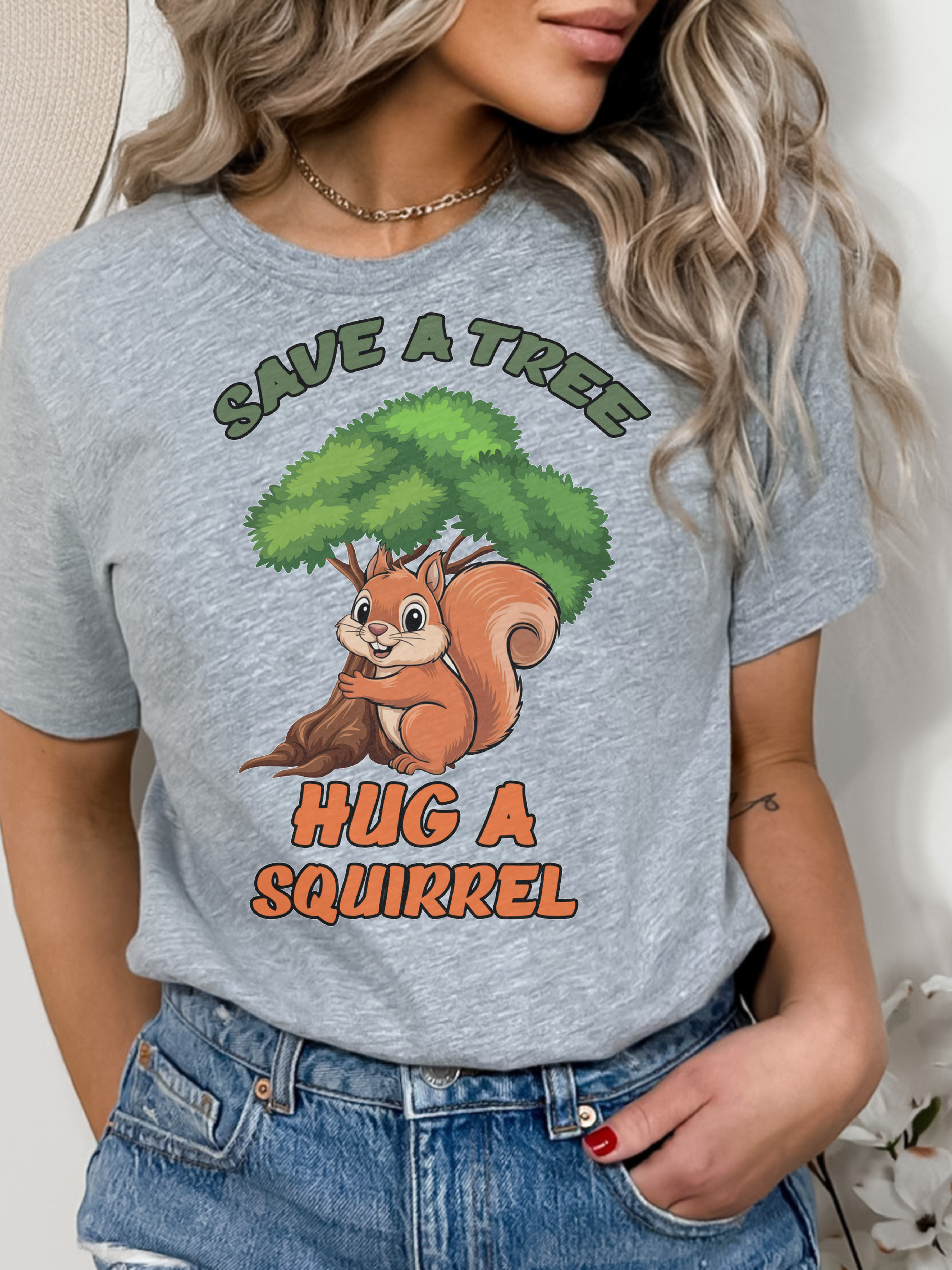 Save a Tree Hug a Squirrel Shirt, Funny Nature Animal Tee, Cute Woodland T-Shirt, Forest Lover Gift, Fluffy Nuts Sanctuary Save a Tree Hug a Squirrel Shirt, Funny Nature Animal Tee, Cute Woodland T-Shirt, Forest Lover Gift, Fluffy Nuts Sanctuary