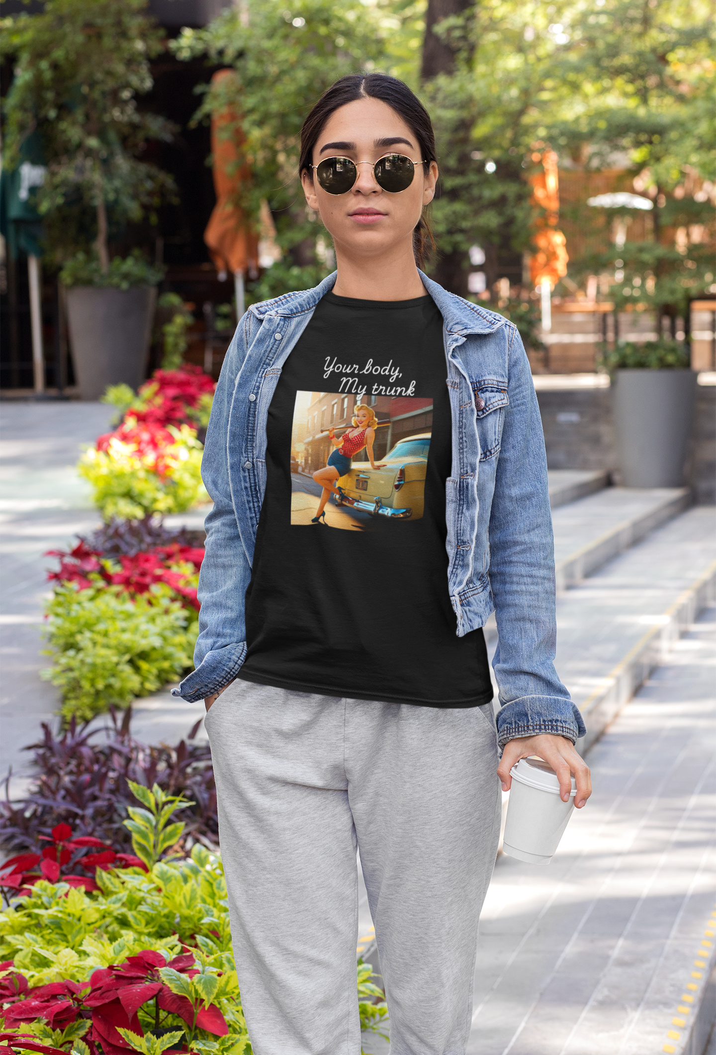 Empowerment Tee "Your Body, My Trunk", Women's Rights Shirt, Feminist Apparel, Activist Clothing, Female Empowerment Top product thumbnail image
