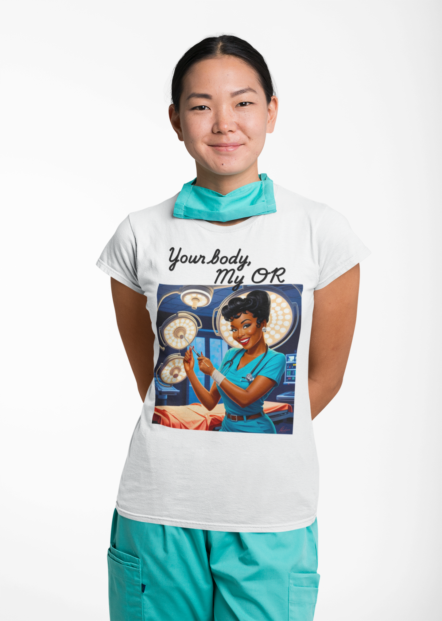 Empowerment Tee "Your Body, My OR", Women's Rights Shirt, Feminist Apparel, Activist Clothing, Female Empowerment Top product thumbnail image