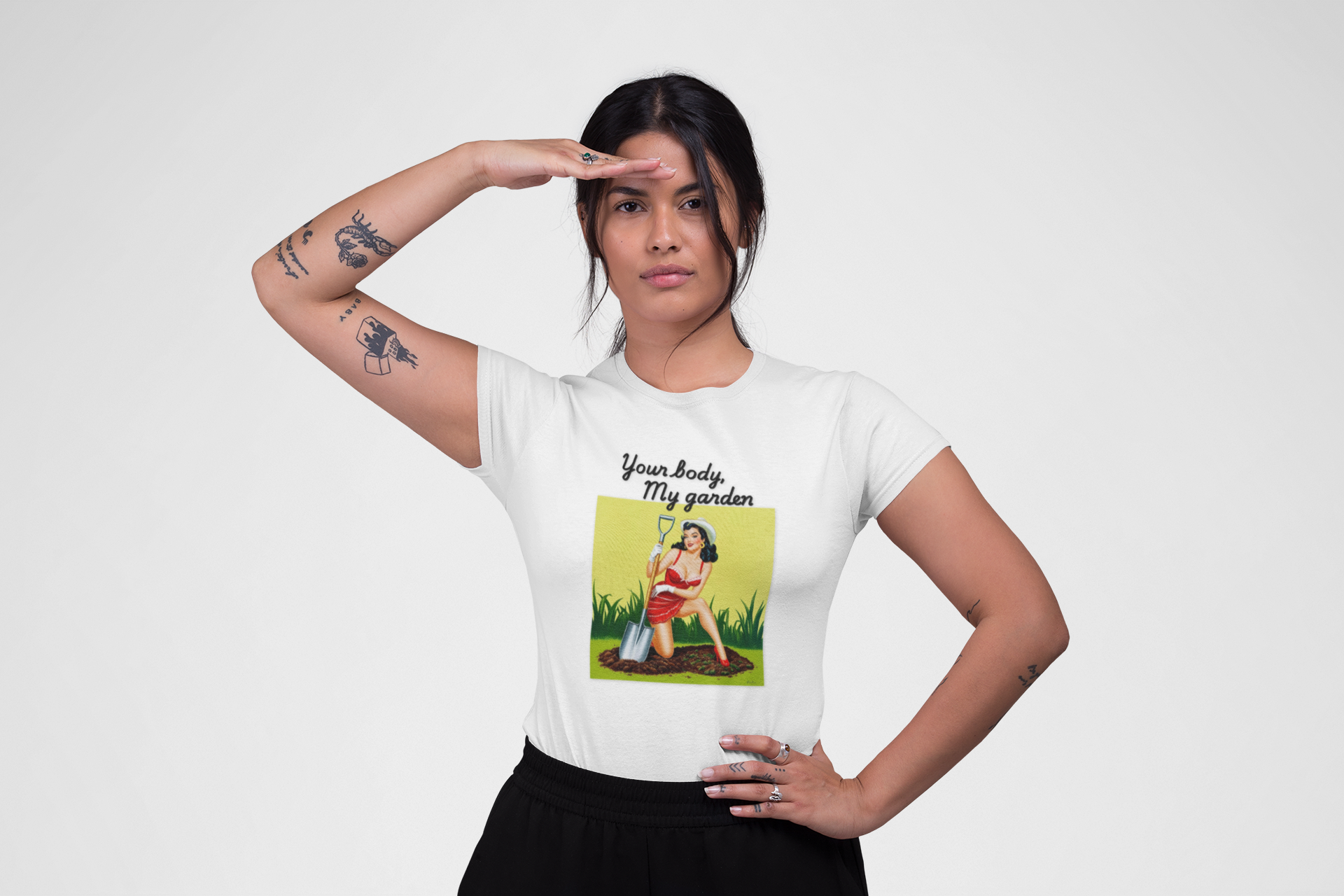 Empowerment Tee "Your Body, My Garden", Women's Rights Shirt, Feminist Apparel, Activist Clothing, Female Empowerment Top product thumbnail image