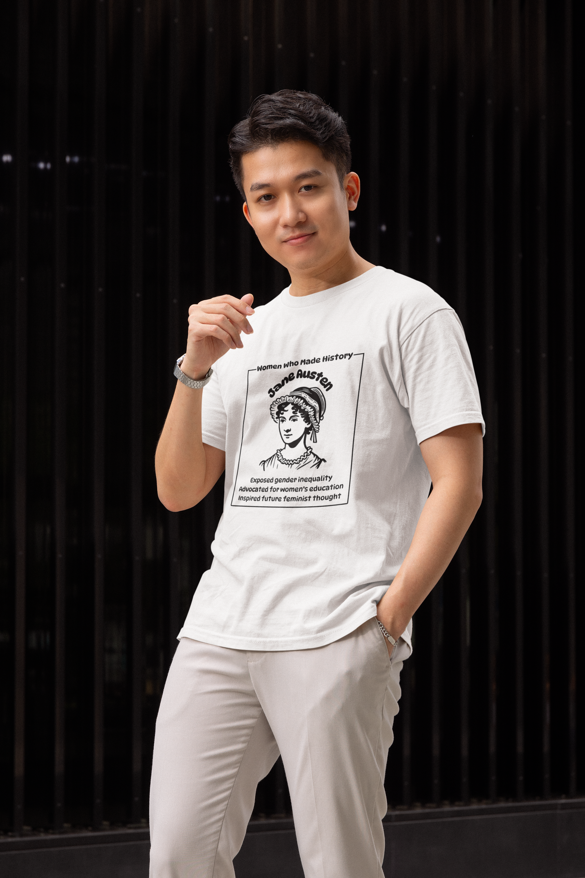 Empowered Women Jane Austen Tee, Feminist T-Shirt, Women's Rights Apparel, Historical Women Shirt, Women Empowerment Gift product thumbnail image Empowered Women Jane Austen Tee, Feminist T-Shirt, Women's Rights Apparel, Historical Women Shirt, Women Empowerment Gift product thumbnail image