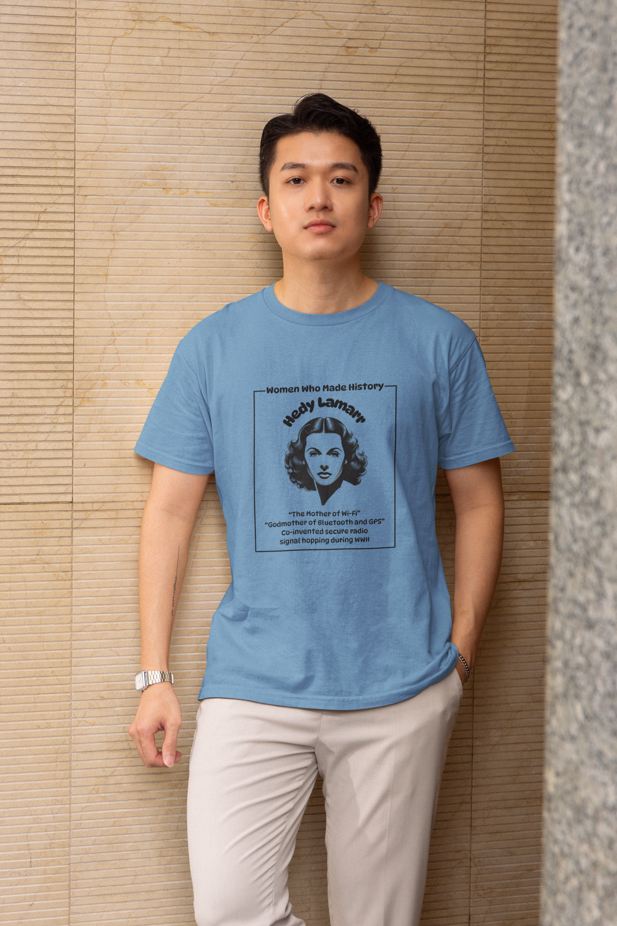 Empowered Women Hedy Lamarr Tee, Feminist T-Shirt, Women's Rights Apparel, Historical Women Shirt, Women Empowerment Gift
