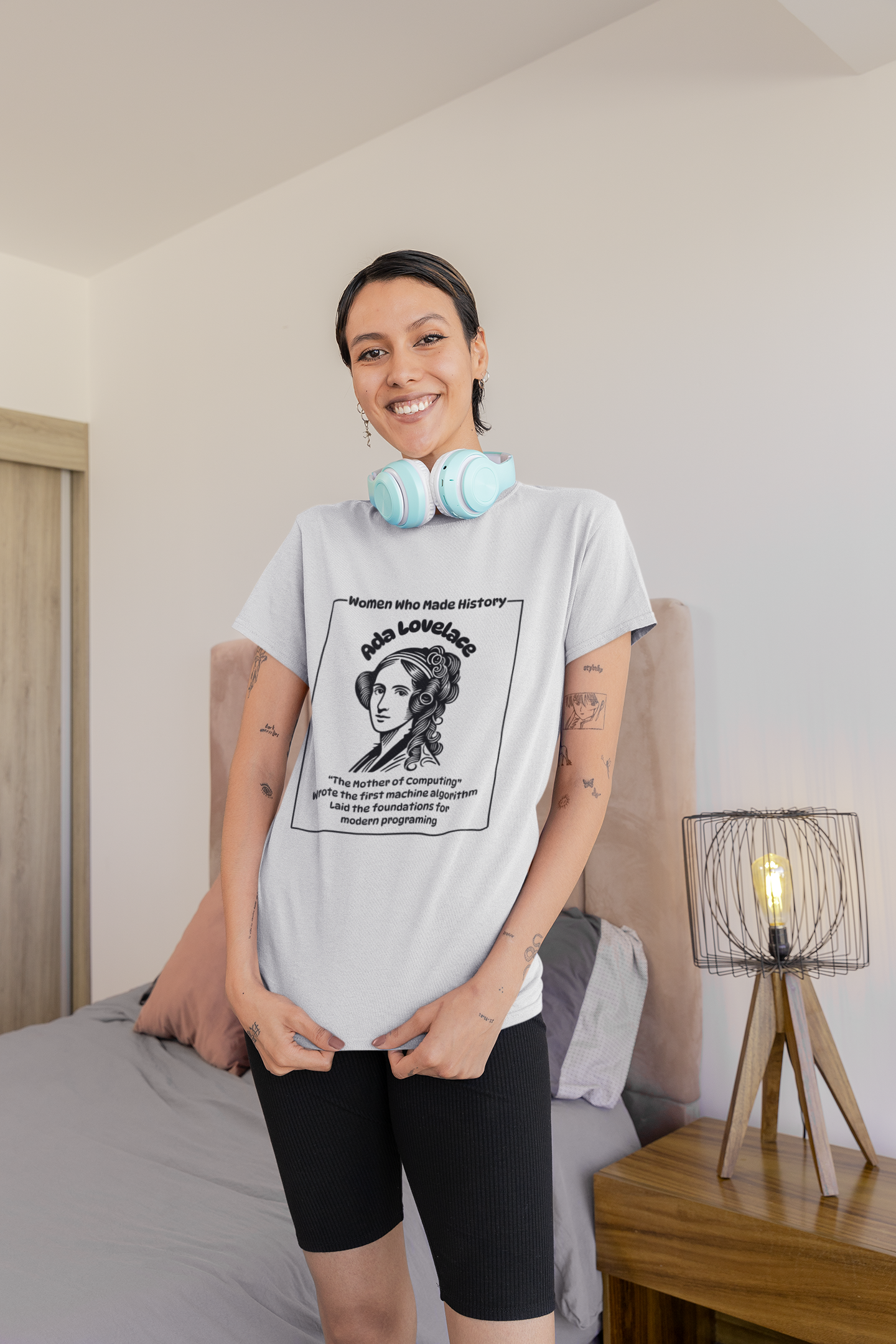 Empowered Women Ada Lovelace Tee, Feminist T-Shirt, Women's Rights Apparel, Historical Women Shirt, Women Empowerment Gift product thumbnail image Empowered Women Ada Lovelace Tee, Feminist T-Shirt, Women's Rights Apparel, Historical Women Shirt, Women Empowerment Gift product thumbnail image