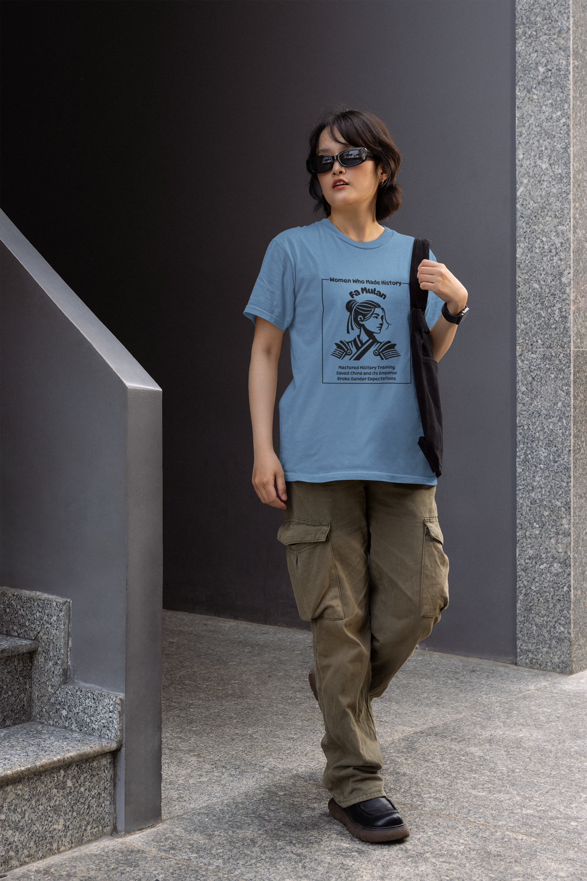 Empowered Women Fa Mulan Tee, Feminist T-Shirt, Women's Rights Apparel, Historical Women Shirt, Women Empowerment Gift product thumbnail image Empowered Women Fa Mulan Tee, Feminist T-Shirt, Women's Rights Apparel, Historical Women Shirt, Women Empowerment Gift product thumbnail image