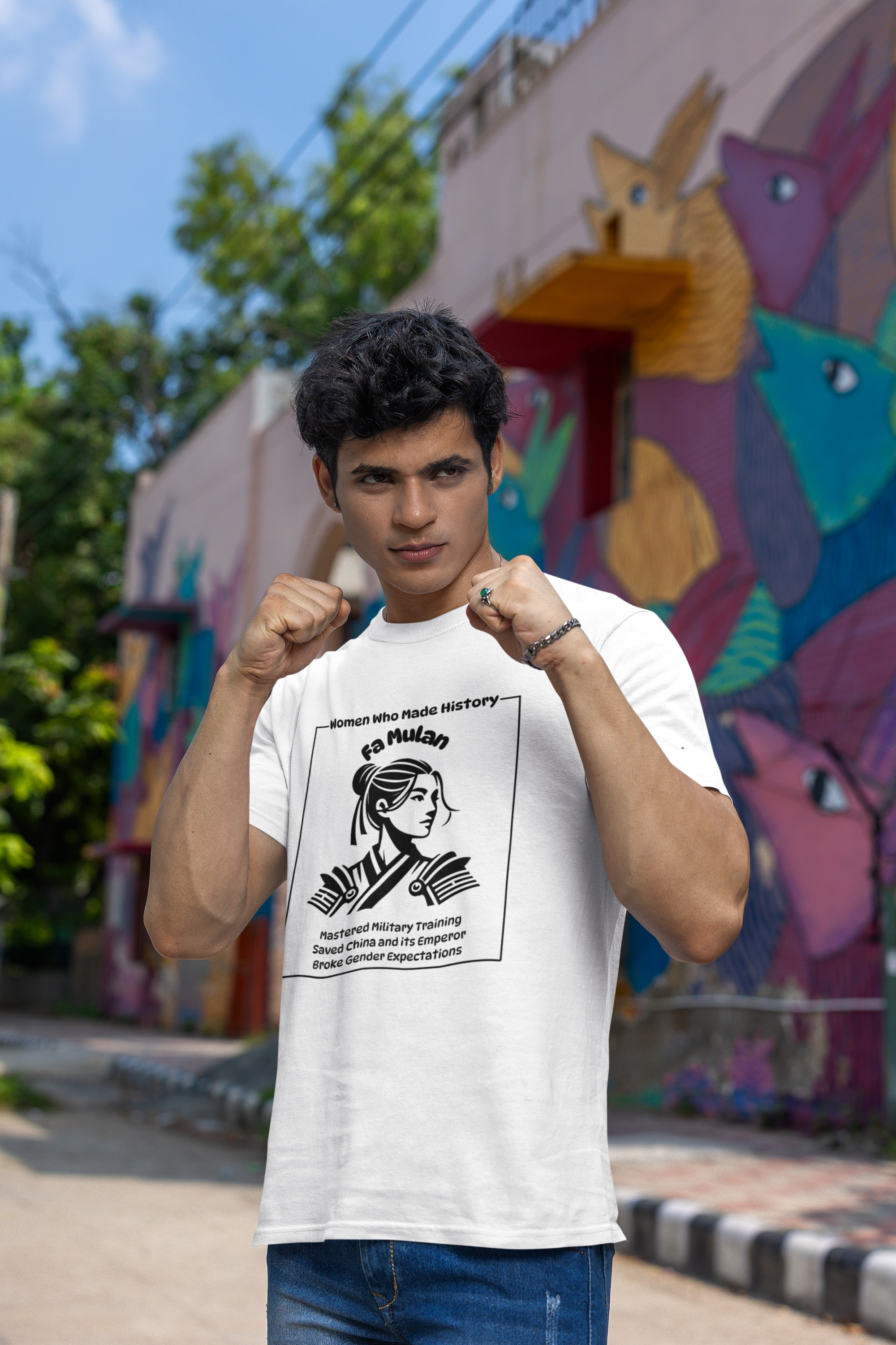 Empowered Women Fa Mulan Tee, Feminist T-Shirt, Women's Rights Apparel, Historical Women Shirt, Women Empowerment Gift product thumbnail image Empowered Women Fa Mulan Tee, Feminist T-Shirt, Women's Rights Apparel, Historical Women Shirt, Women Empowerment Gift product thumbnail image