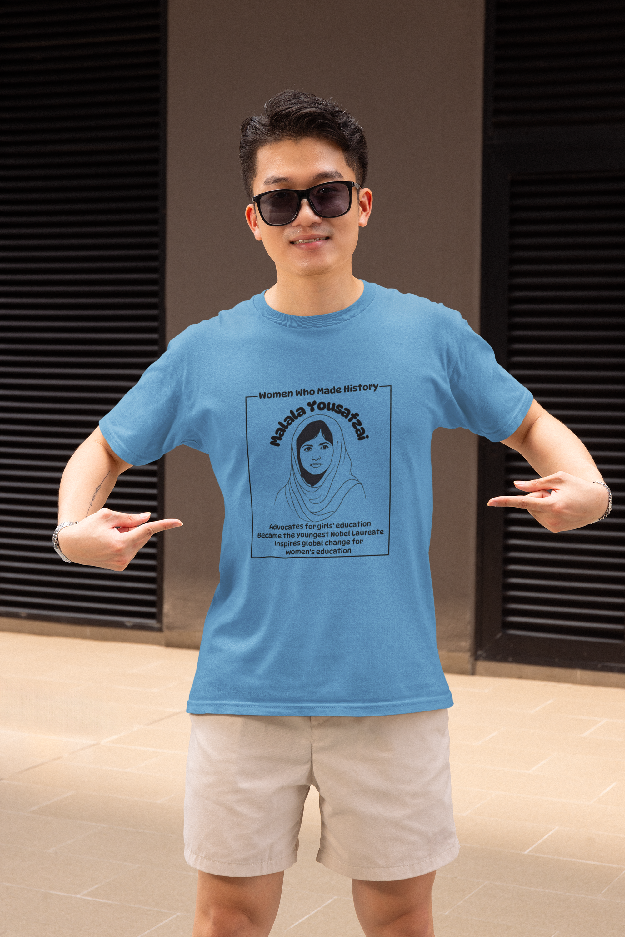 Empowered Women Malala Y Tee, Feminist T-Shirt, Women's Rights Apparel, Historical Women Shirt, Women Empowerment Gift product thumbnail image Empowered Women Malala Y Tee, Feminist T-Shirt, Women's Rights Apparel, Historical Women Shirt, Women Empowerment Gift product thumbnail image