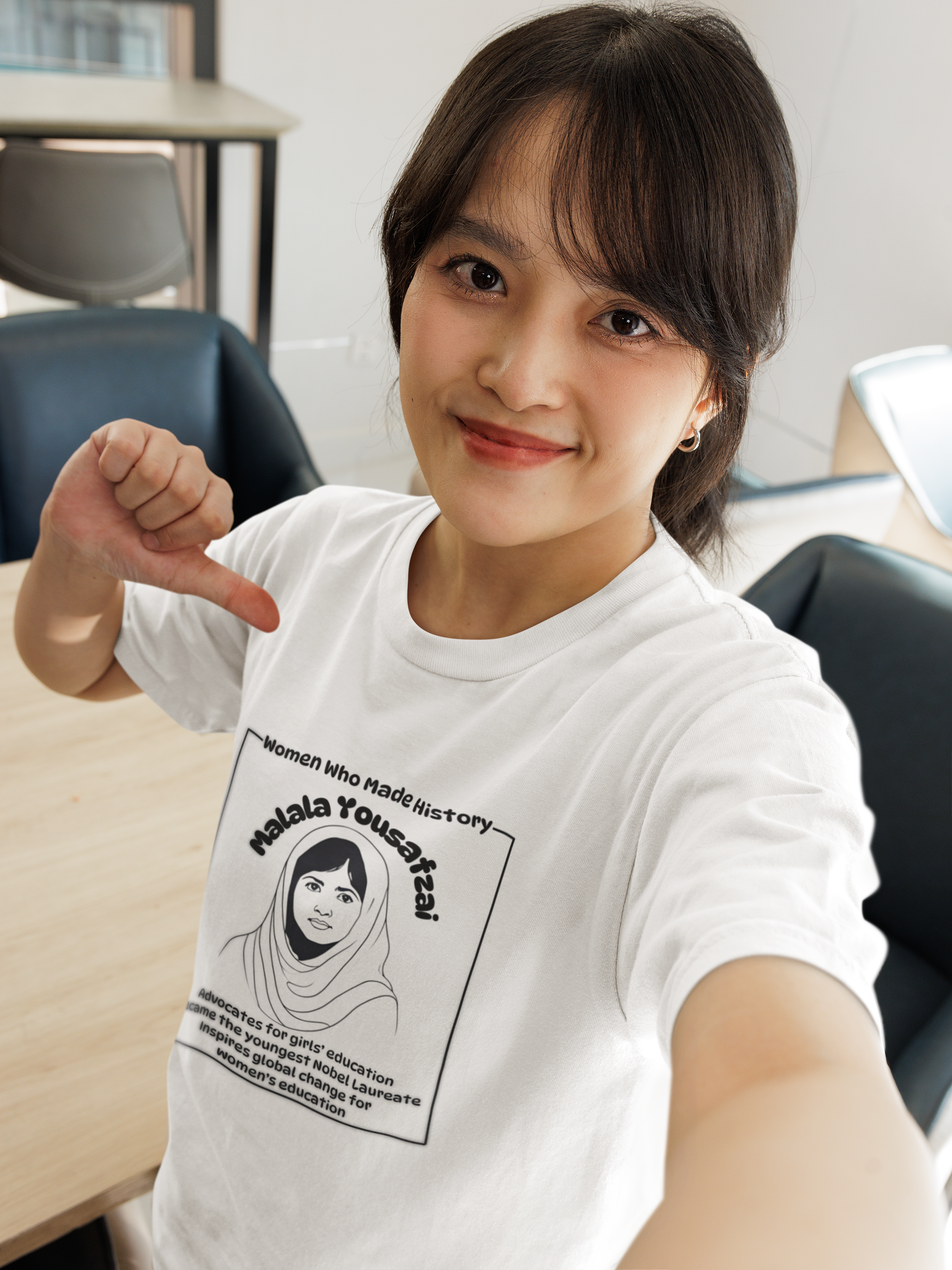 Empowered Women Malala Y Tee, Feminist T-Shirt, Women's Rights Apparel, Historical Women Shirt, Women Empowerment Gift