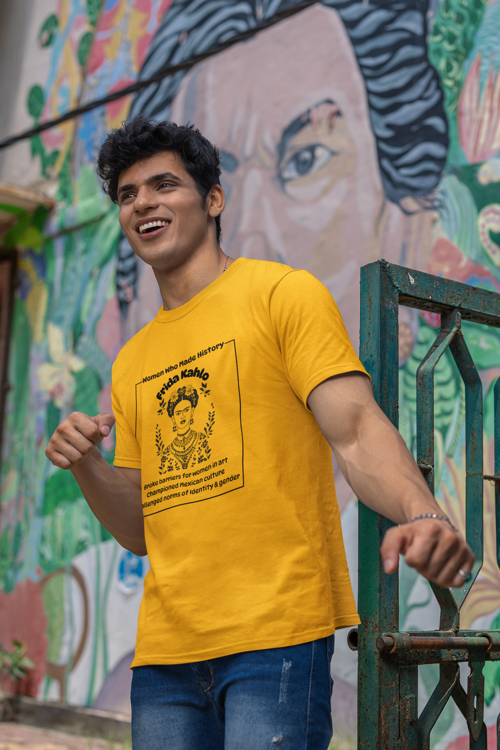 Empowered Women Frida Kahlo Tee, Feminist T-Shirt, Women's Rights Apparel, Historical Women Shirt, Women Empowerment Gift product thumbnail image Empowered Women Frida Kahlo Tee, Feminist T-Shirt, Women's Rights Apparel, Historical Women Shirt, Women Empowerment Gift product thumbnail image