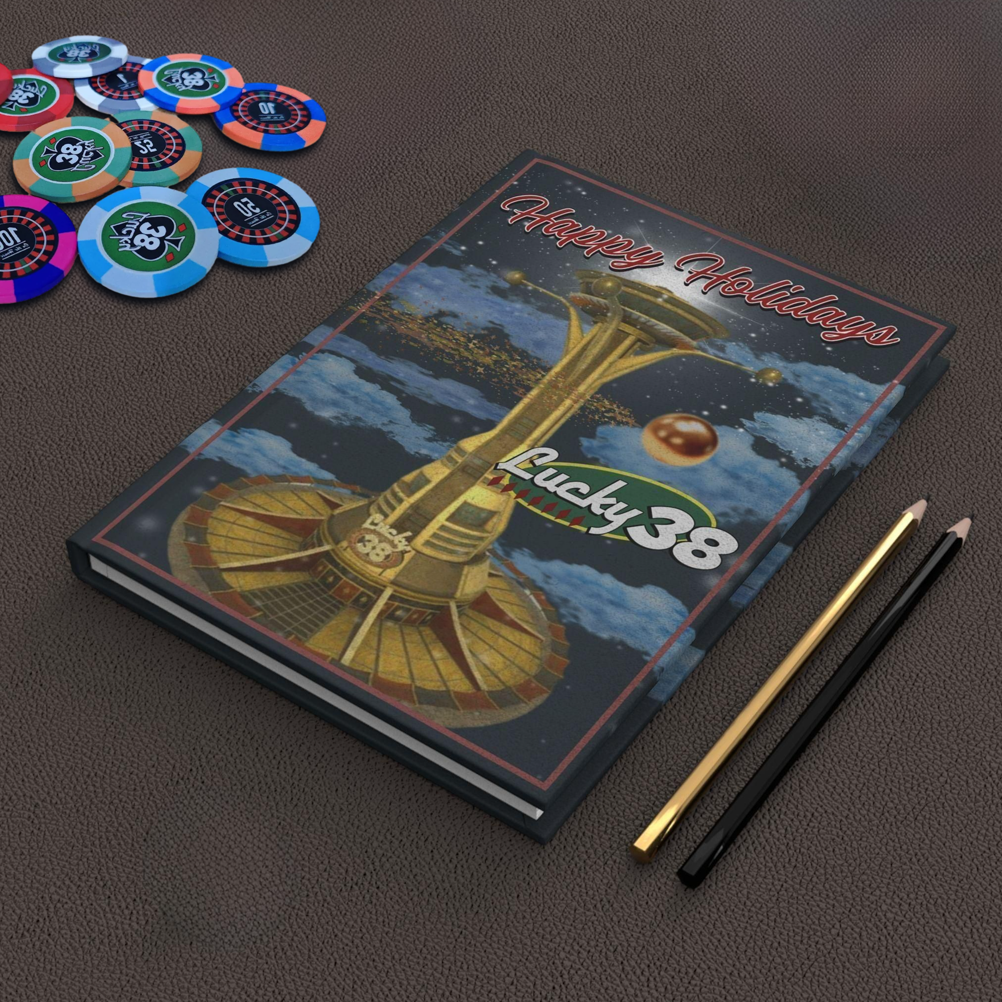 Lucky 38 Holiday Guidebook 150 Page Notebook product thumbnail image Lucky 38 Holiday Guidebook 150 Page Notebook product thumbnail image