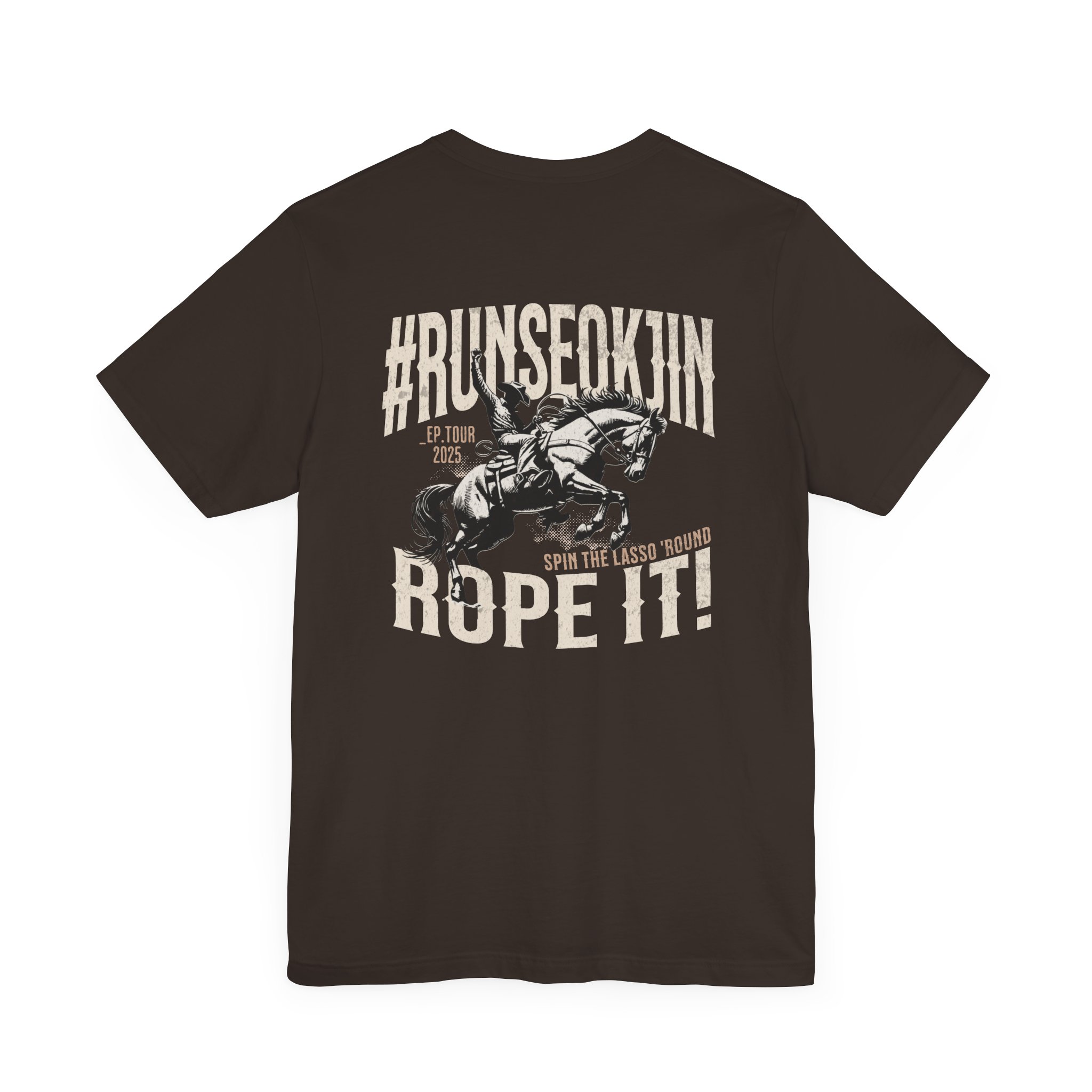 Jin Rope It Solo Tour Unisex Tee, Printed on Front and Back, Designed for Army, by Army product thumbnail image Jin Rope It Solo Tour Unisex Tee, Printed on Front and Back, Designed for Army, by Army product thumbnail image