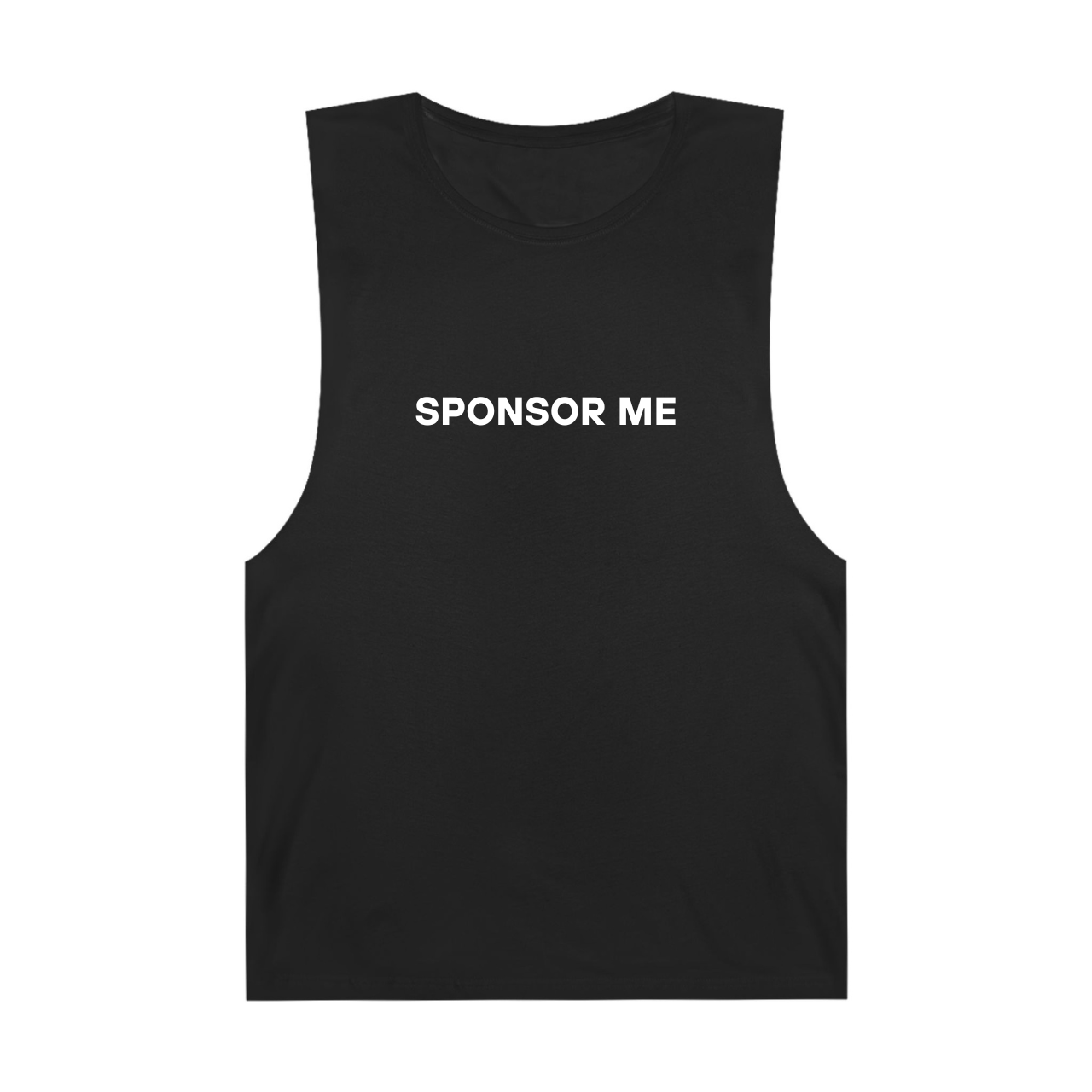 'Sponsor Me' Tank - black product thumbnail image 'Sponsor Me' Tank - black product thumbnail image
