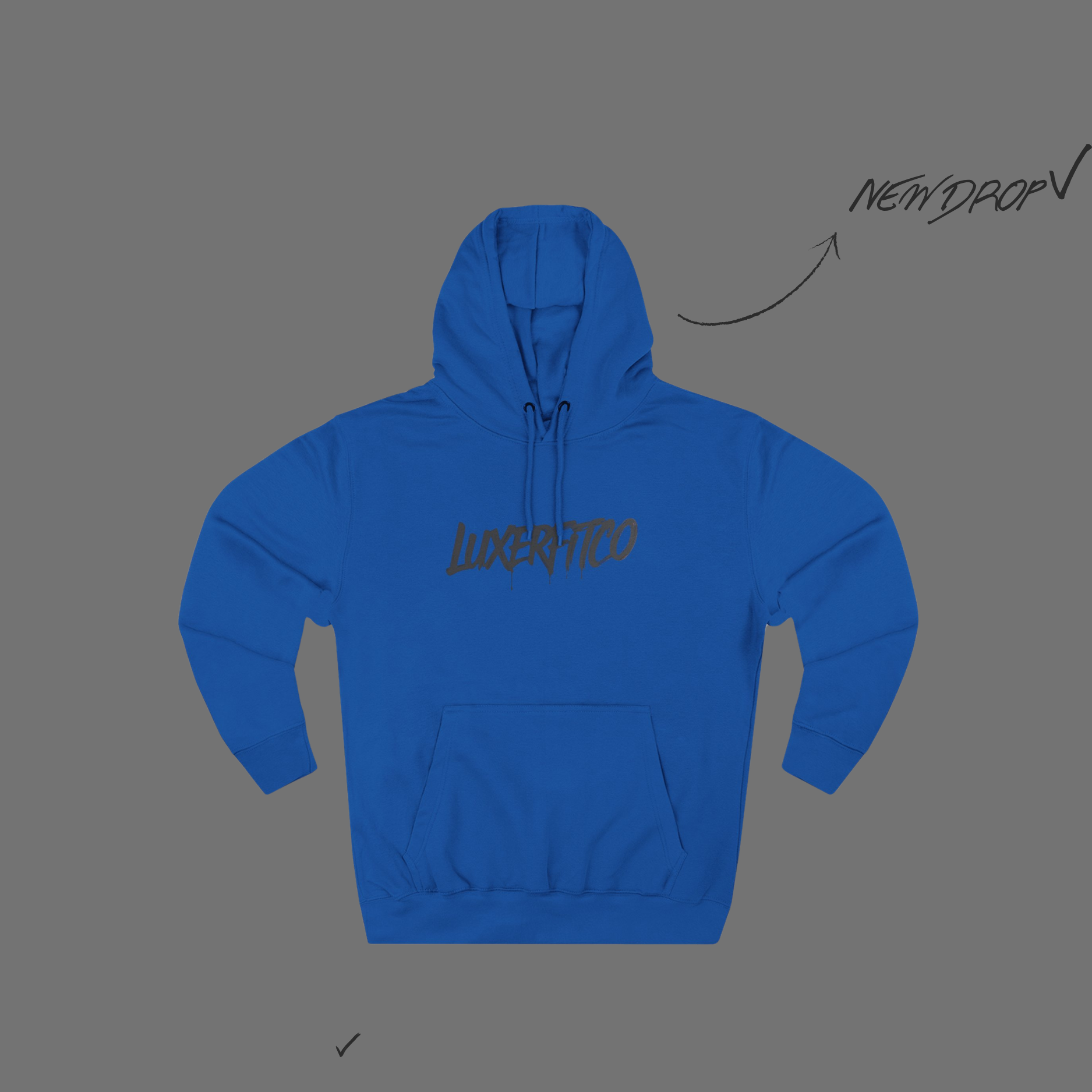 Luxerfitco Premium Hoodie Black Label