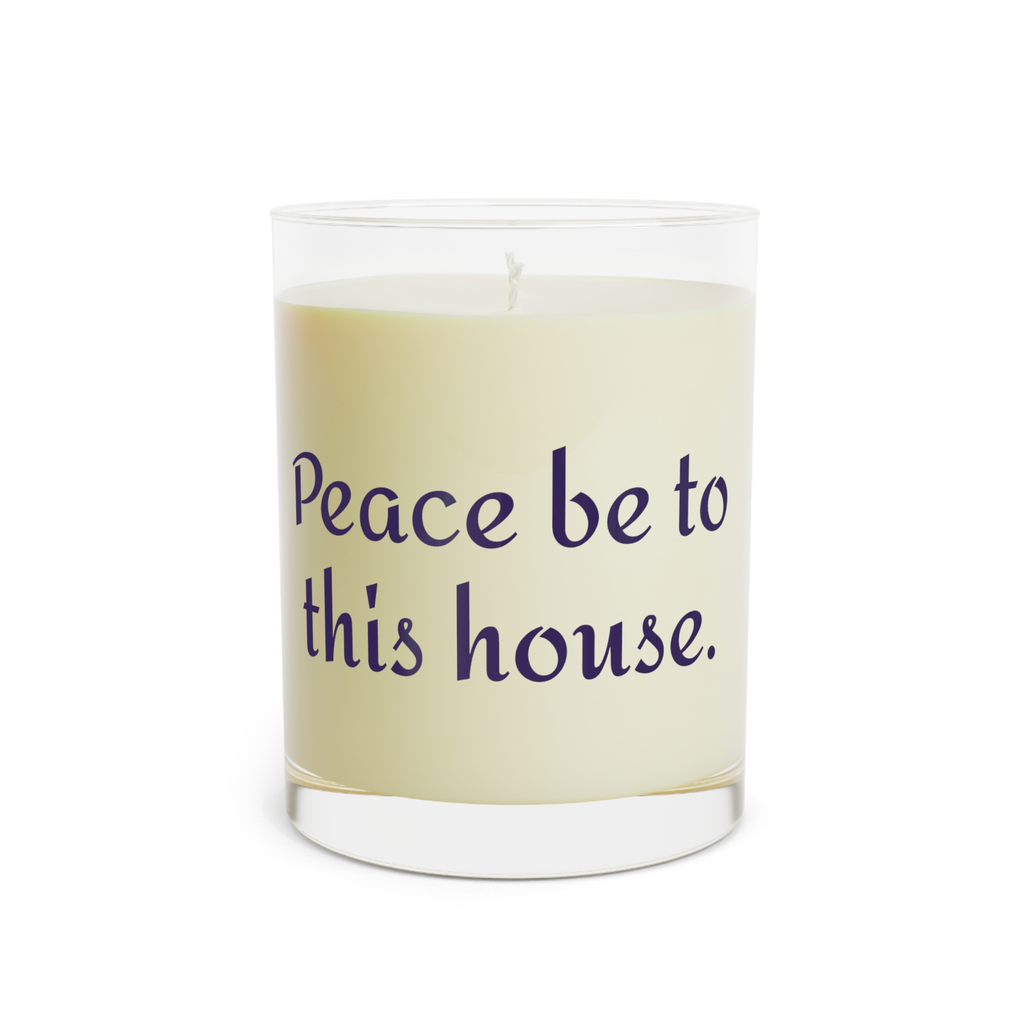 Minted Lavender and Sage Scented Candle - 11oz Full Glass with Bible Verse product thumbnail image