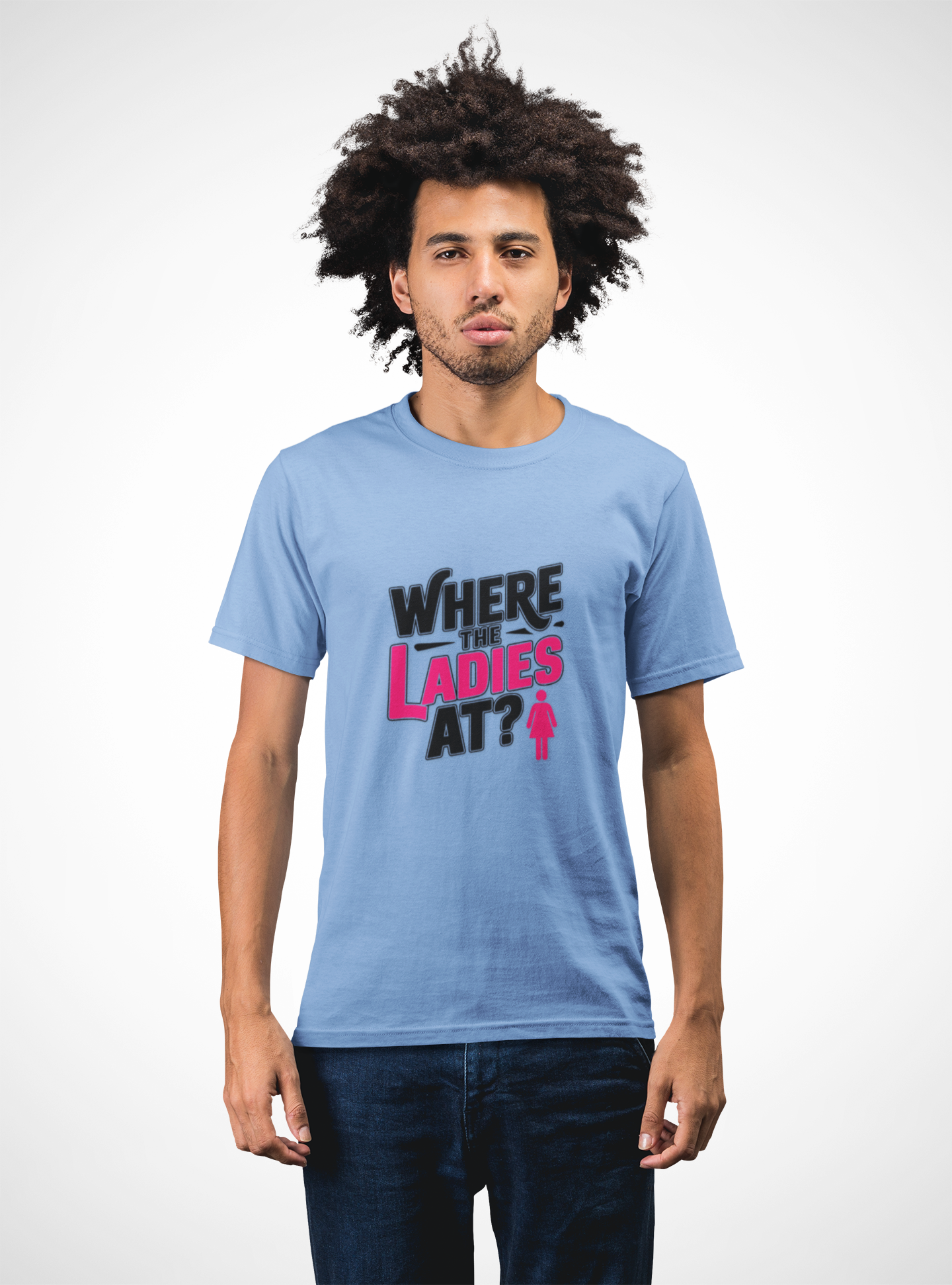 Where the Ladies At? Unisex Softstyle T-Shirt - Fun Casual Wear for Girls' Night Out product thumbnail image