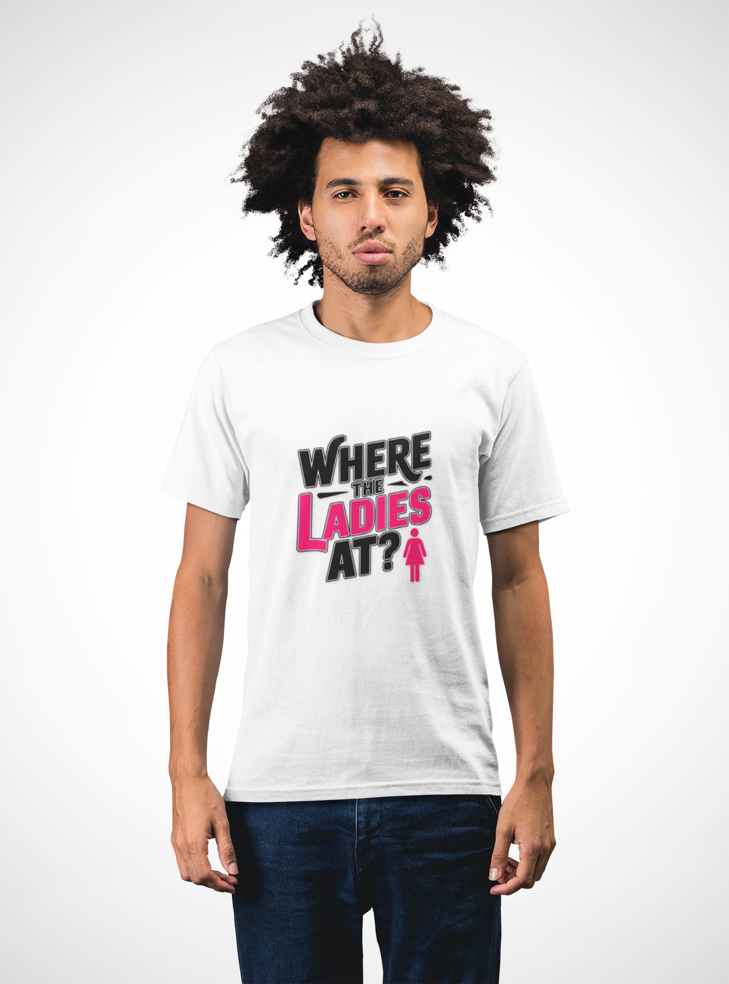 Where the Ladies At? Unisex Softstyle T-Shirt - Fun Casual Wear for Girls' Night Out product thumbnail image