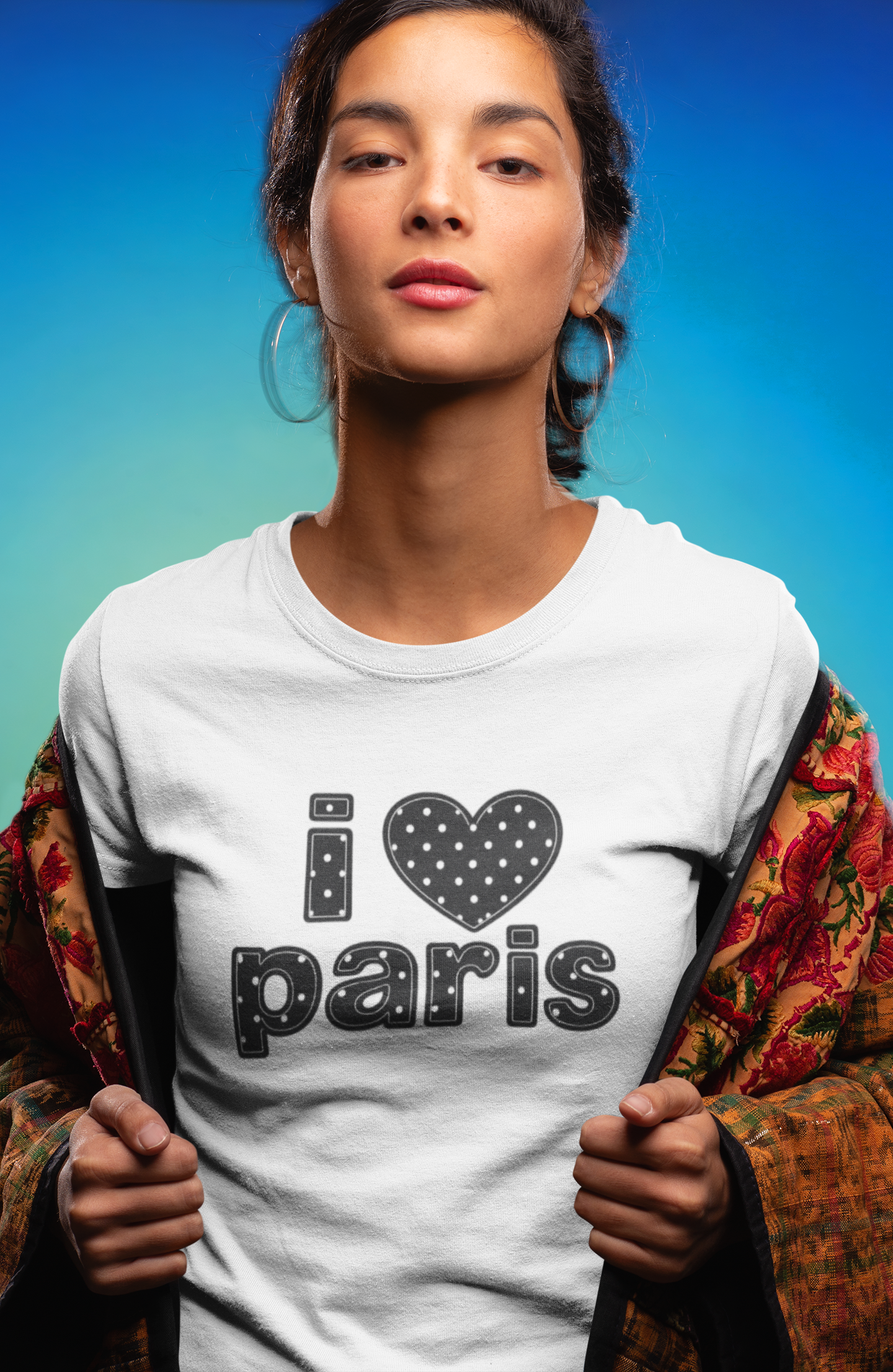 I Love Paris T-Shirt, Unisex Graphic Tee, Retro Heart Design, Soft Cotton Travel Shirt, Paris Lover Gift product thumbnail image I Love Paris T-Shirt, Unisex Graphic Tee, Retro Heart Design, Soft Cotton Travel Shirt, Paris Lover Gift product thumbnail image