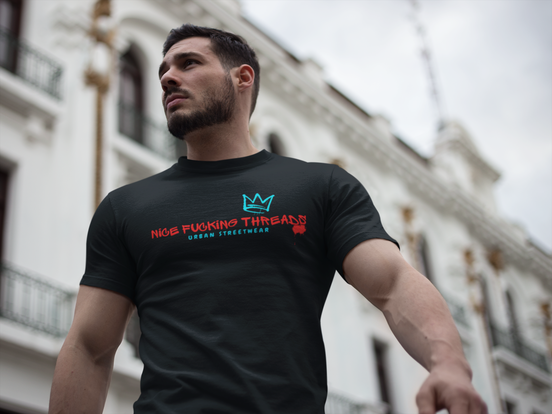 Nice Fucking Threads Graffiti Tee product thumbnail image
