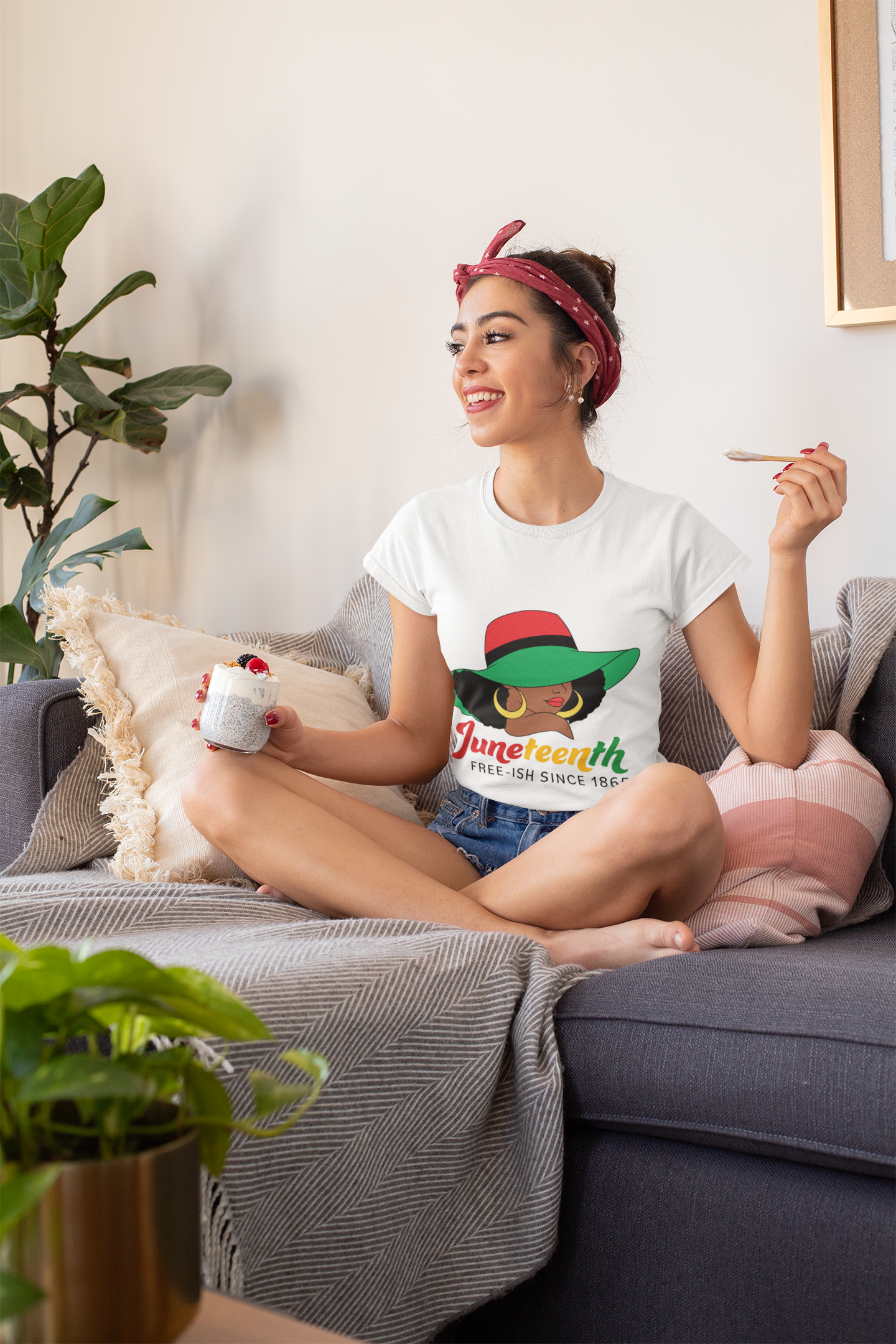 Juneteenth Celebration T-Shirt, Unisex Graphic Tee, Freedom Shirt, Black History Month Outfit, African American Pride Wear product thumbnail image