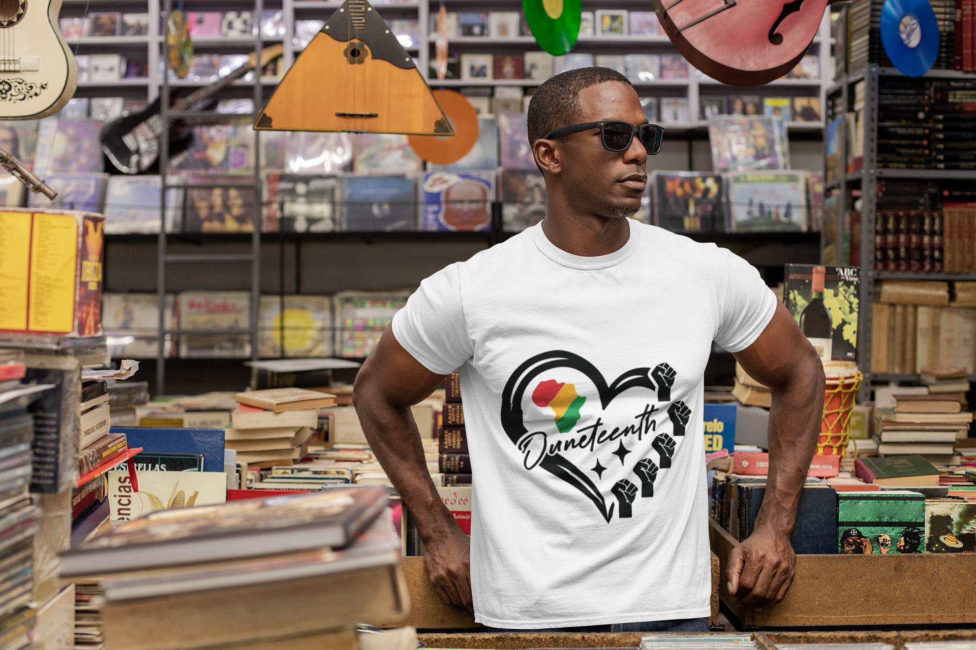 Juneteenth Heart Unisex T-Shirt product thumbnail image Juneteenth Heart Unisex T-Shirt product thumbnail image