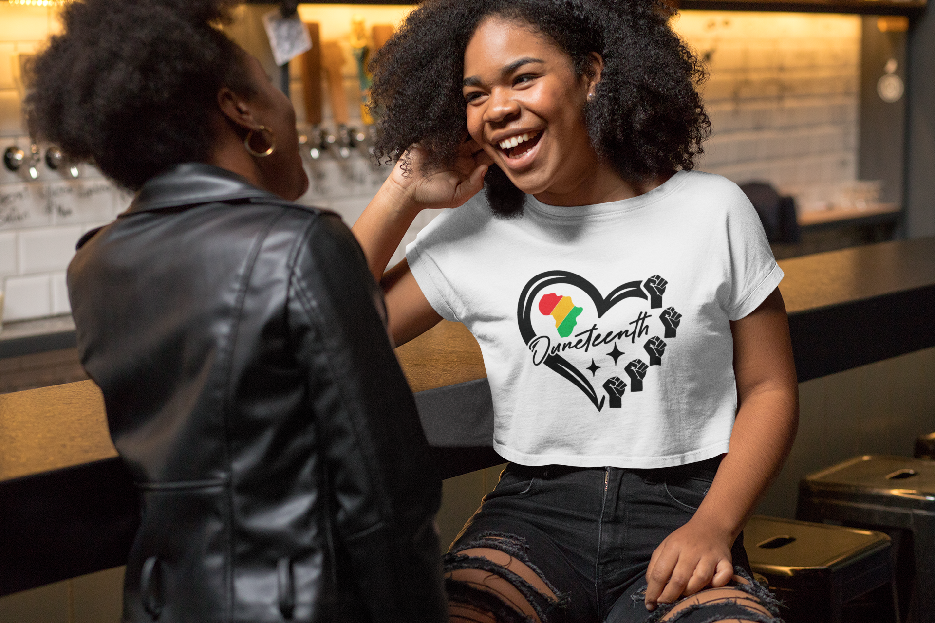 Juneteenth Heart Unisex T-Shirt product thumbnail image Juneteenth Heart Unisex T-Shirt product thumbnail image