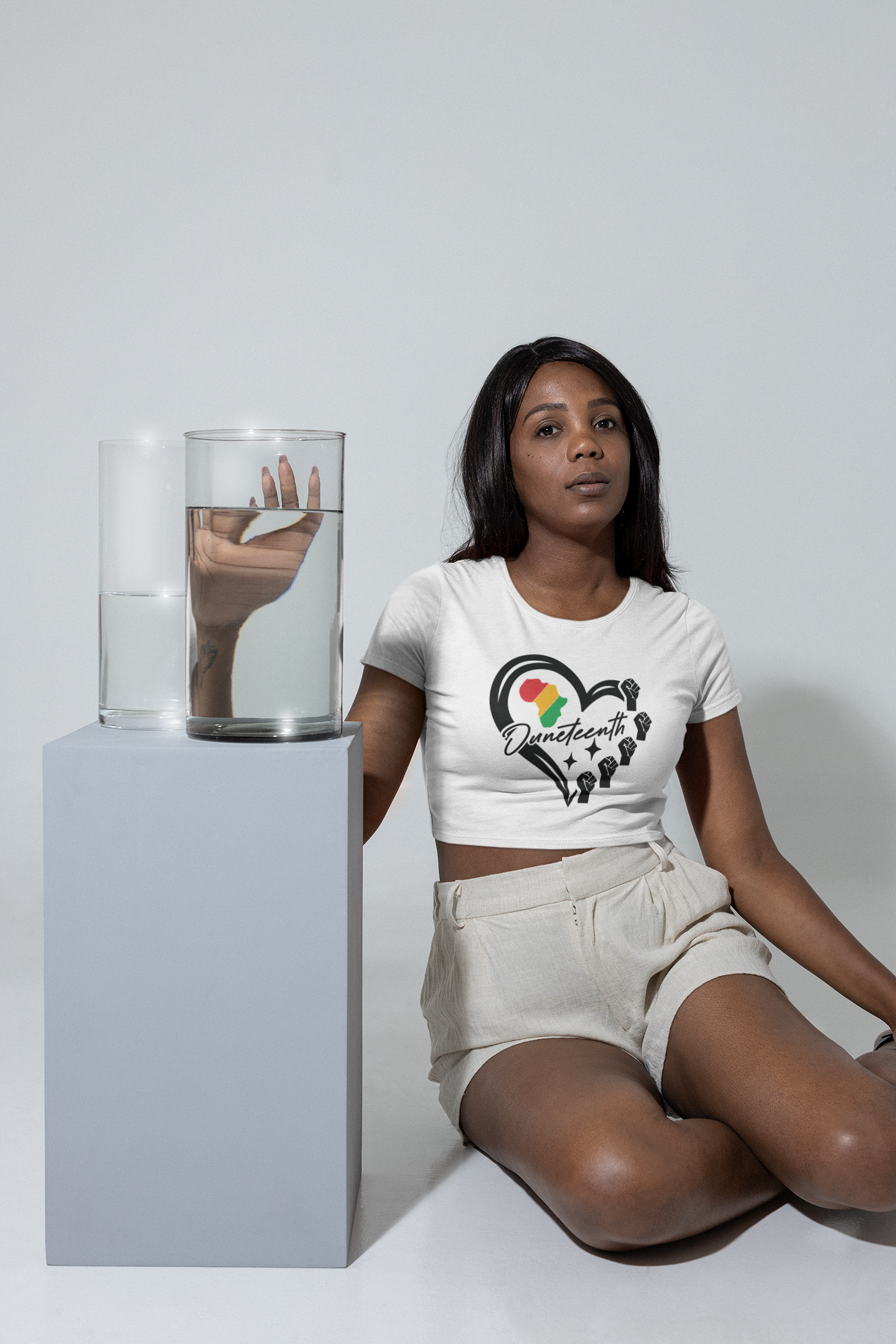 Juneteenth Heart Unisex T-Shirt product thumbnail image Juneteenth Heart Unisex T-Shirt product thumbnail image