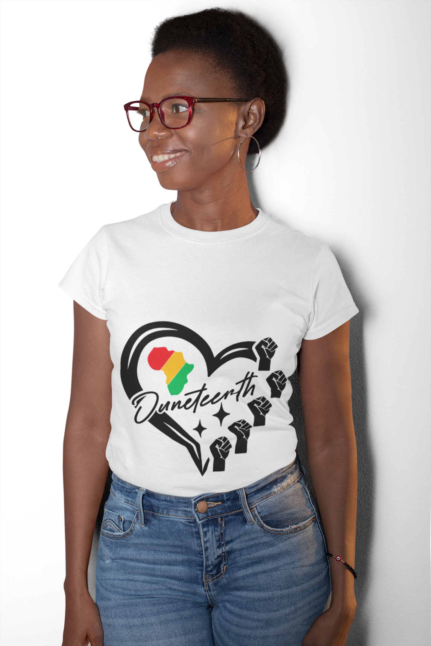 Juneteenth Heart Unisex T-Shirt product thumbnail image Juneteenth Heart Unisex T-Shirt product thumbnail image